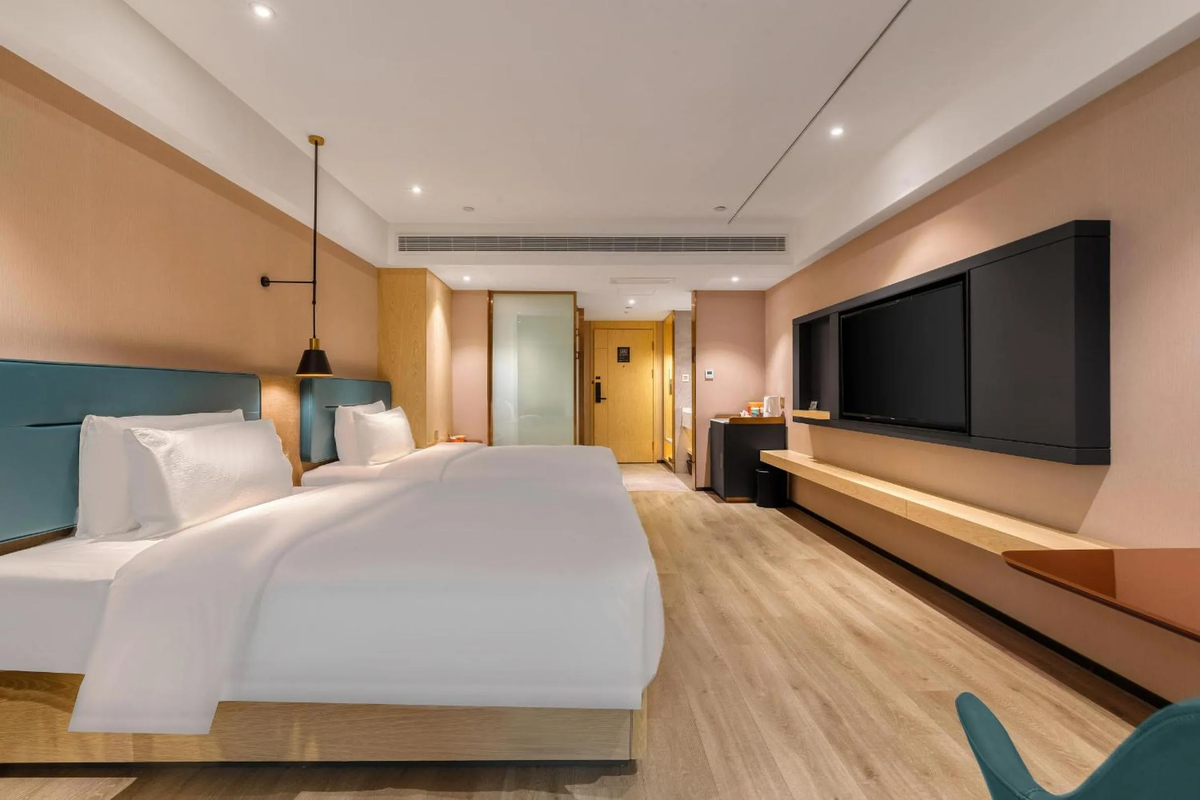 Bed in Atour X Hotel Harbin West Railway Station