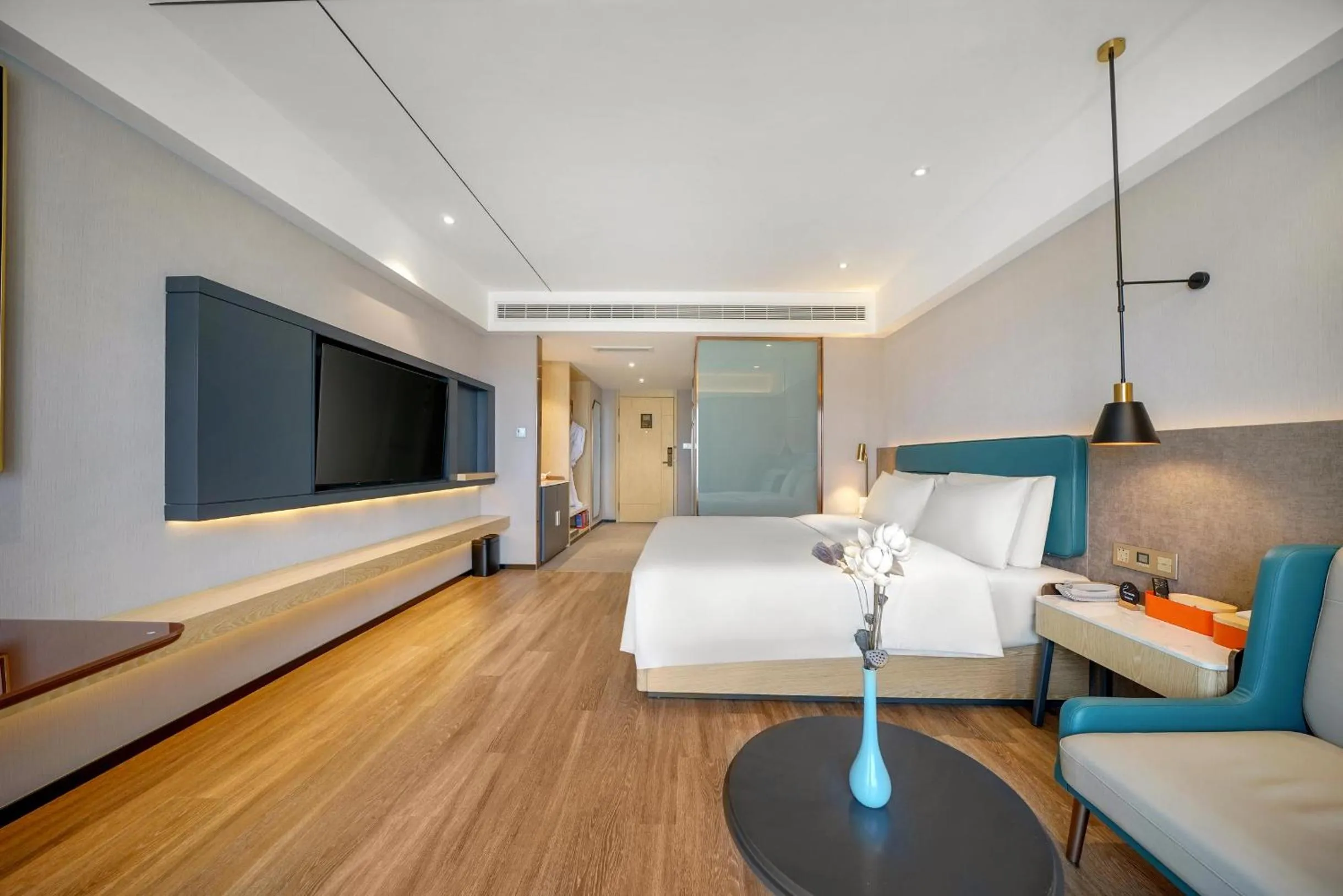 Bed in Atour X Hotel Harbin West Railway Station