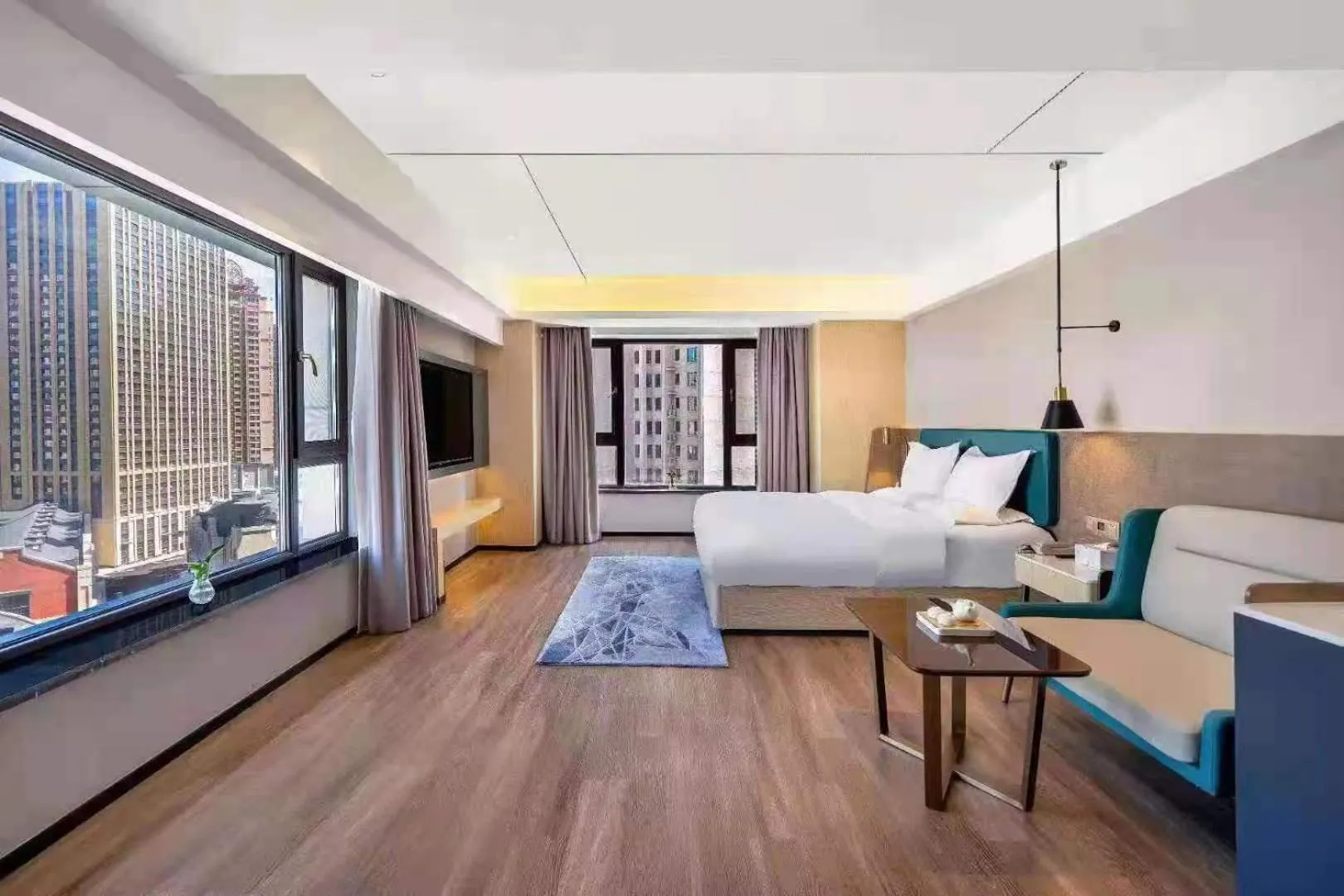 Bed in Atour X Hotel Harbin West Railway Station