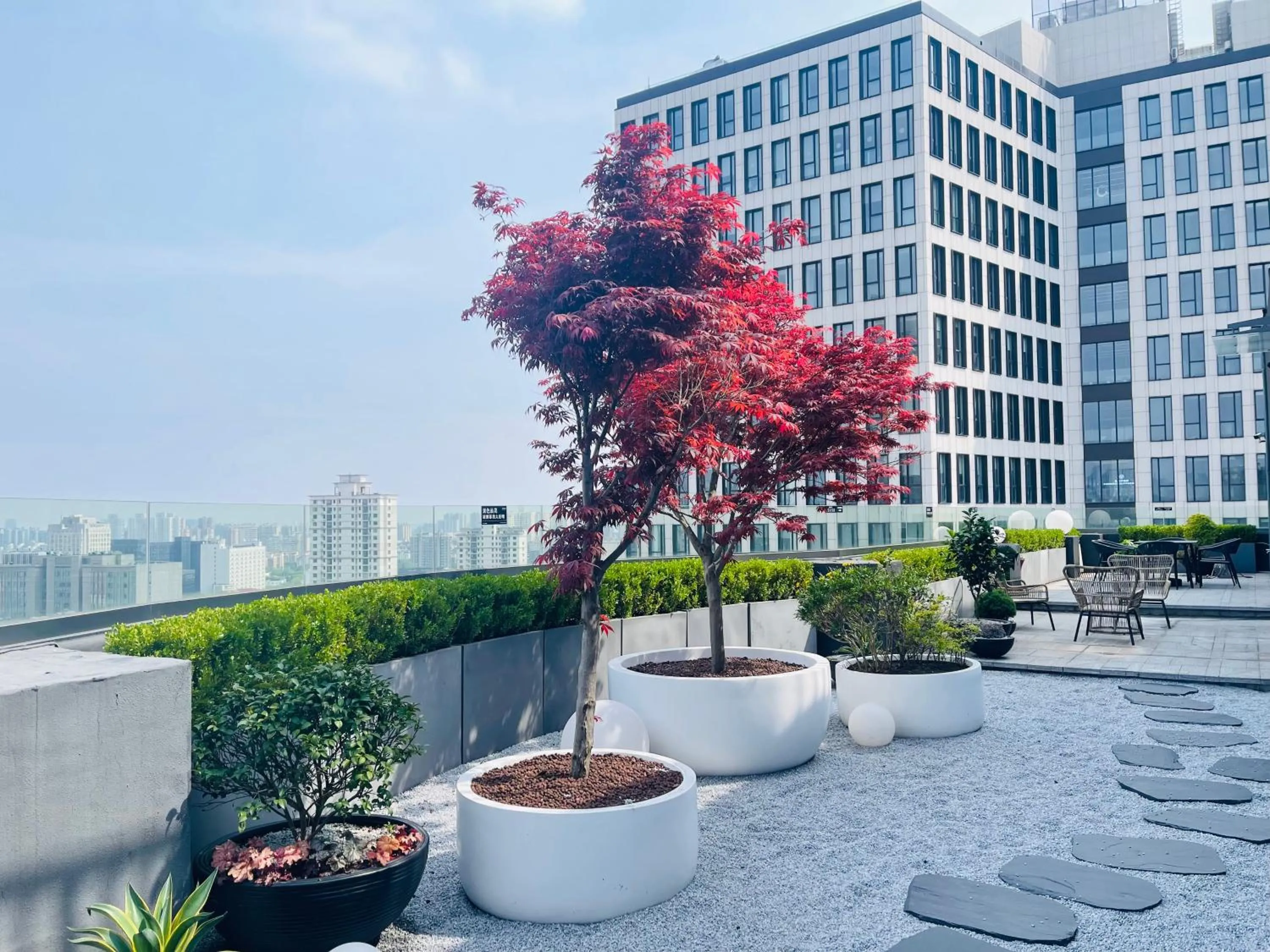 Balcony/Terrace in Atour S Hotel Shanghai Lujiazui Expo Center