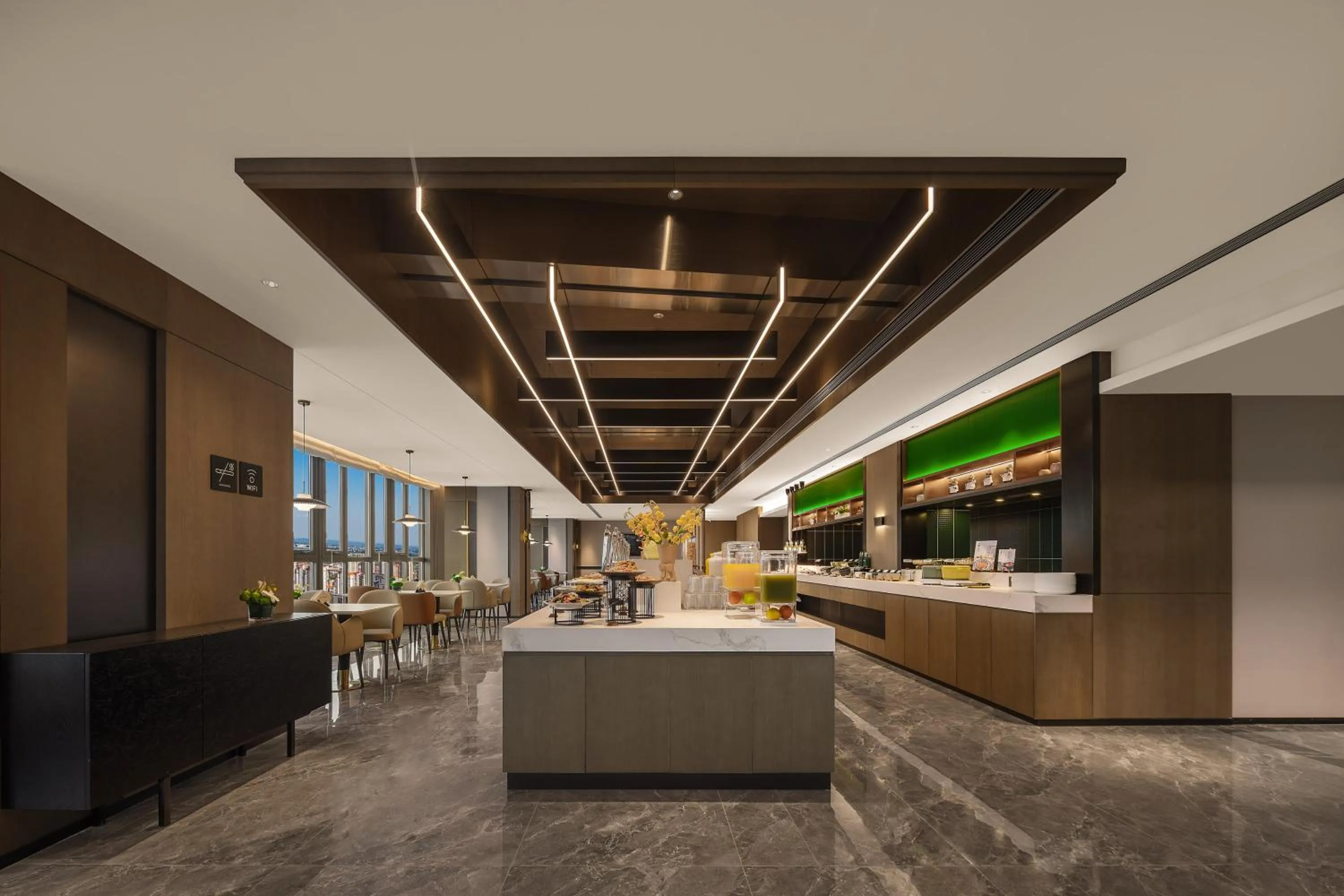 Restaurant/places to eat in Atour Hotel Jinan West Railway Station