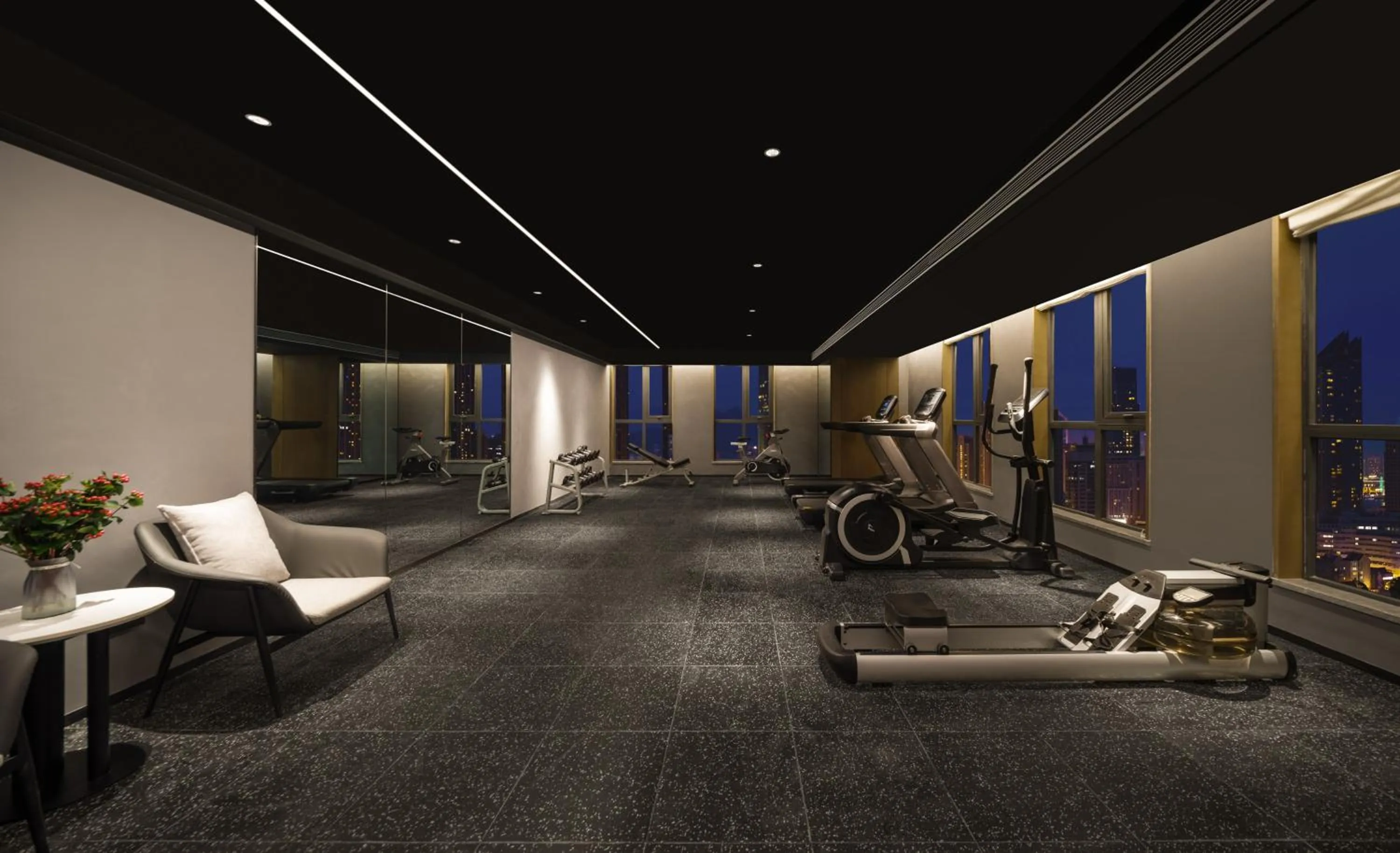 Fitness centre/facilities in Atour Hotel Jinan West Railway Station