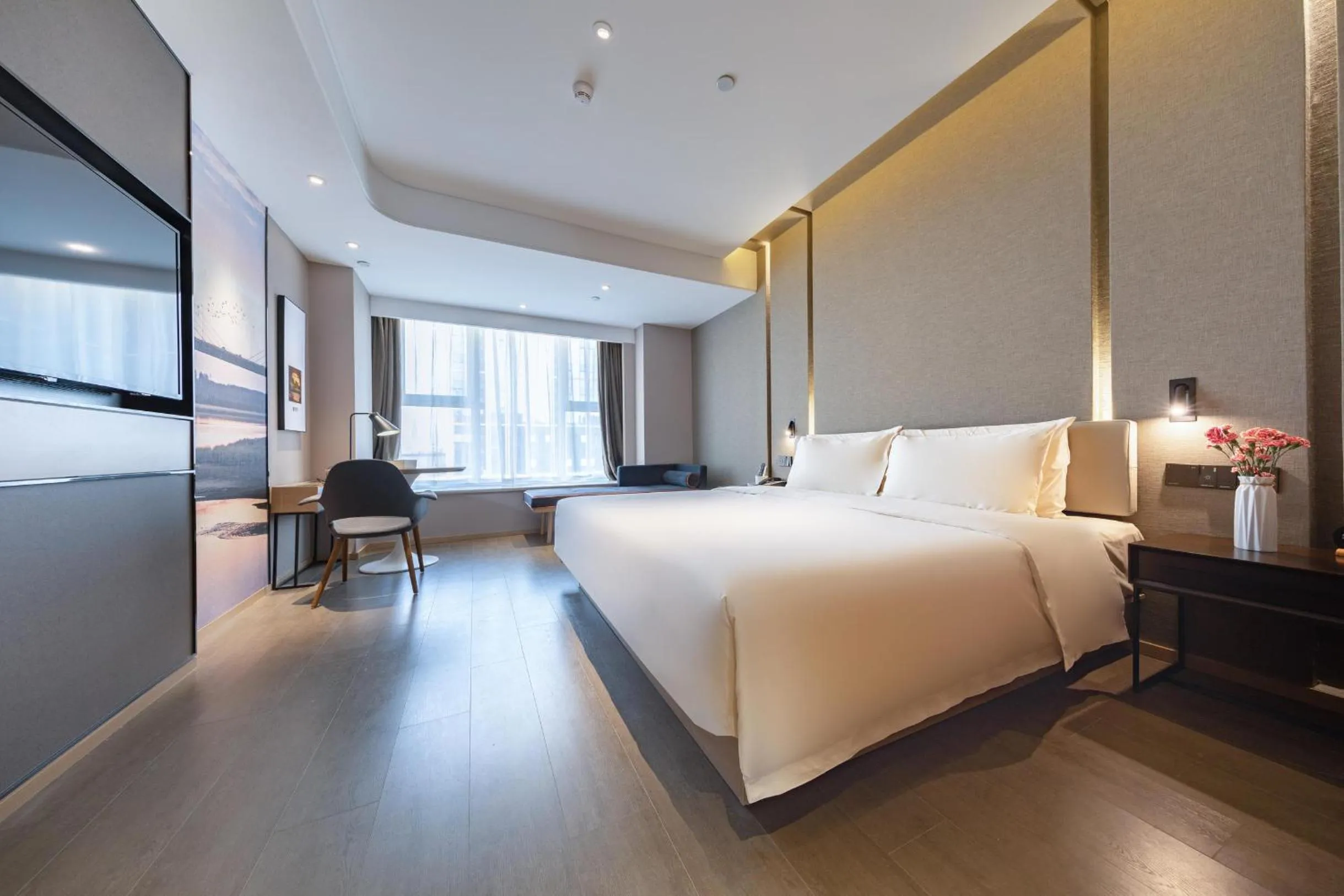 Bed in Atour Hotel South Jinan Industrial Road CBD
