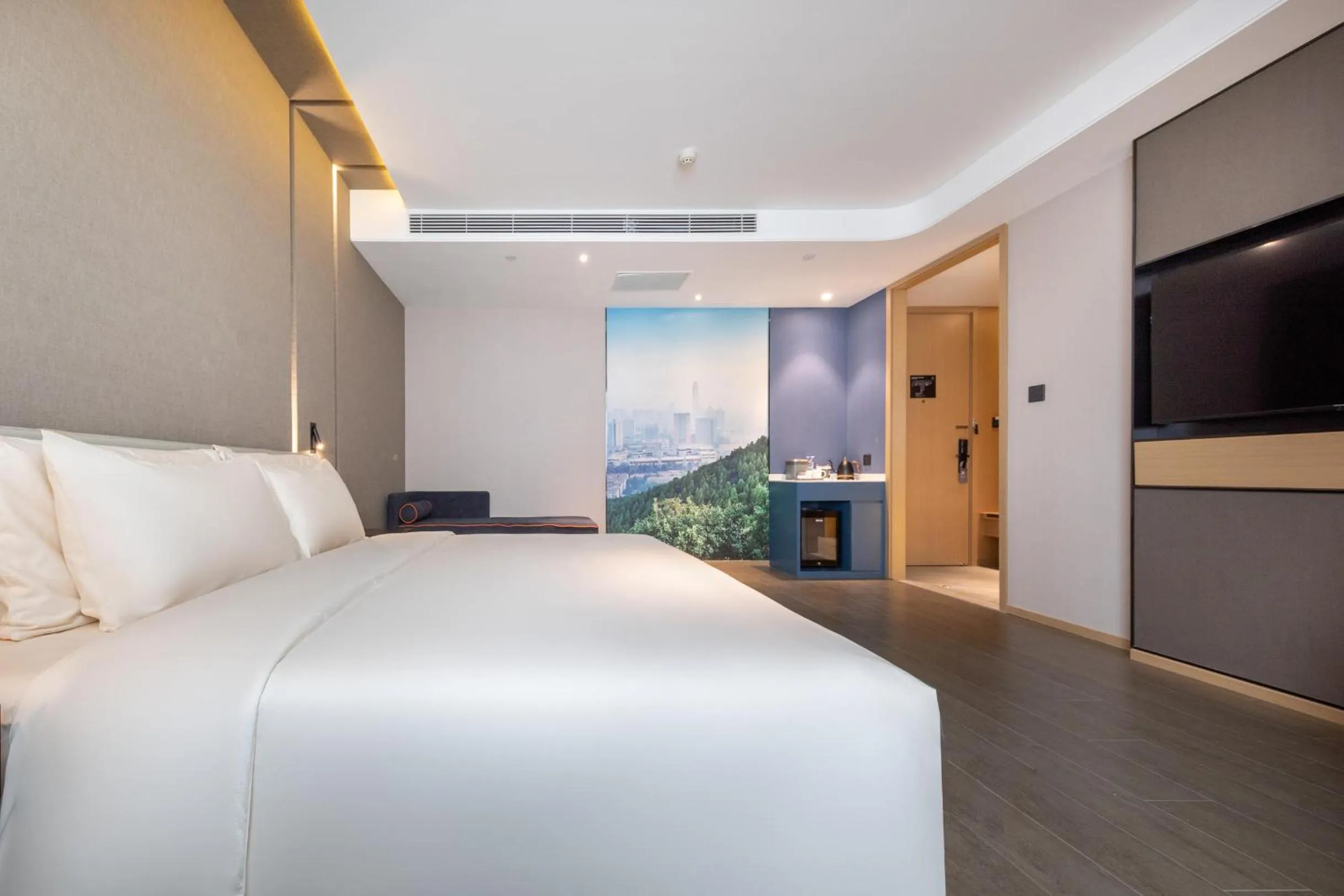 Bed in Atour S Hotel Jinan Baotu Spring