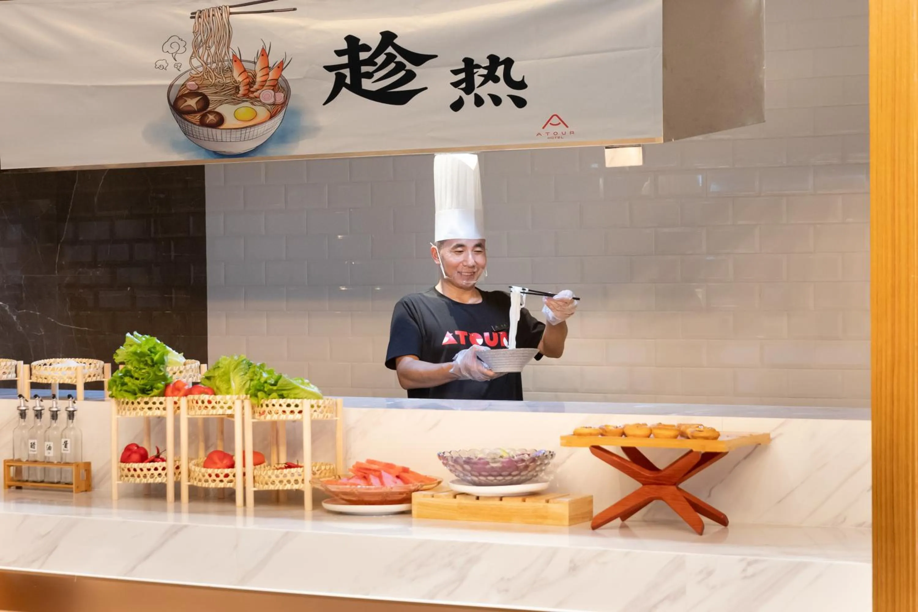 Breakfast in Atour Hotel Shenzhen Shajing International Convention and Exhibition Center