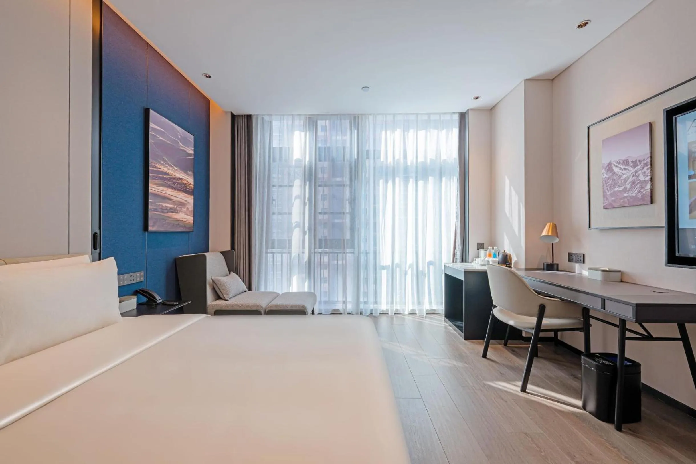 Bed in Atour Hotel Shenzhen Baoan Vanke Star City