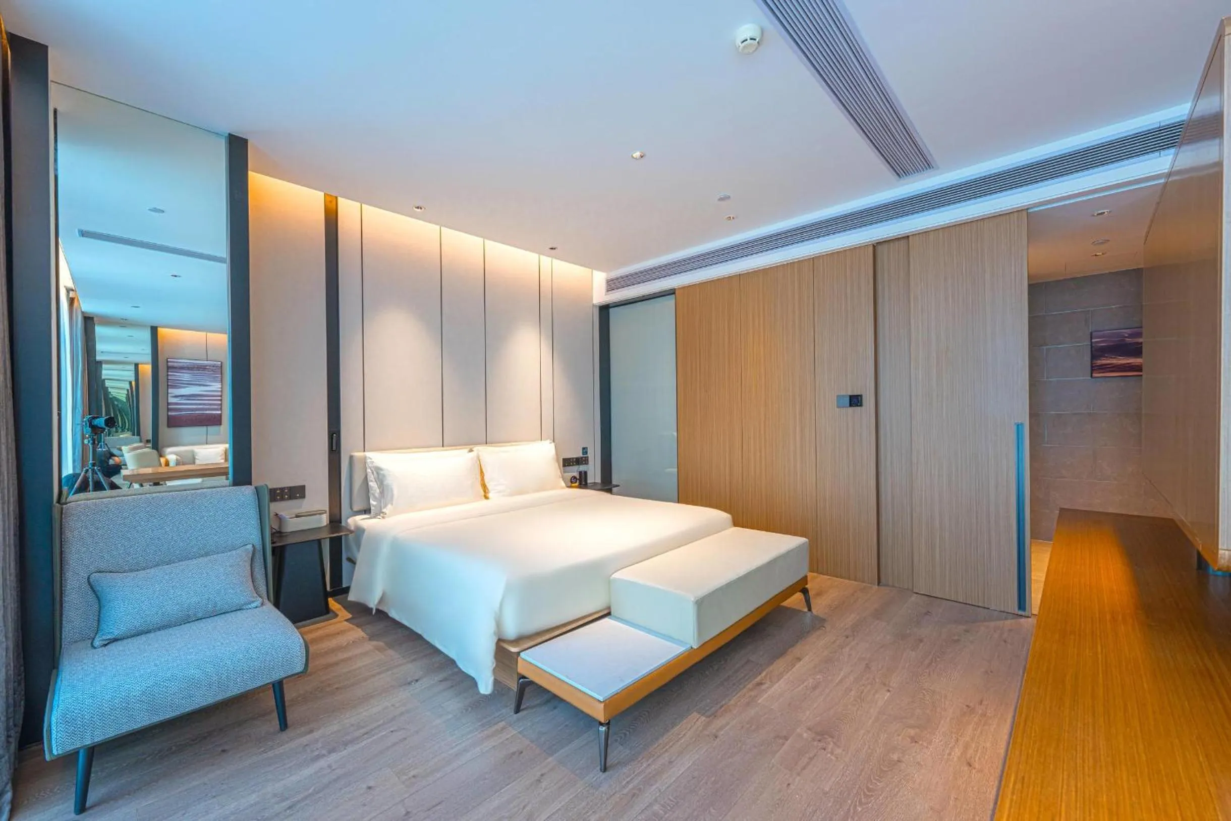 Bed in Atour Hotel Shenzhen Baoan Vanke Star City