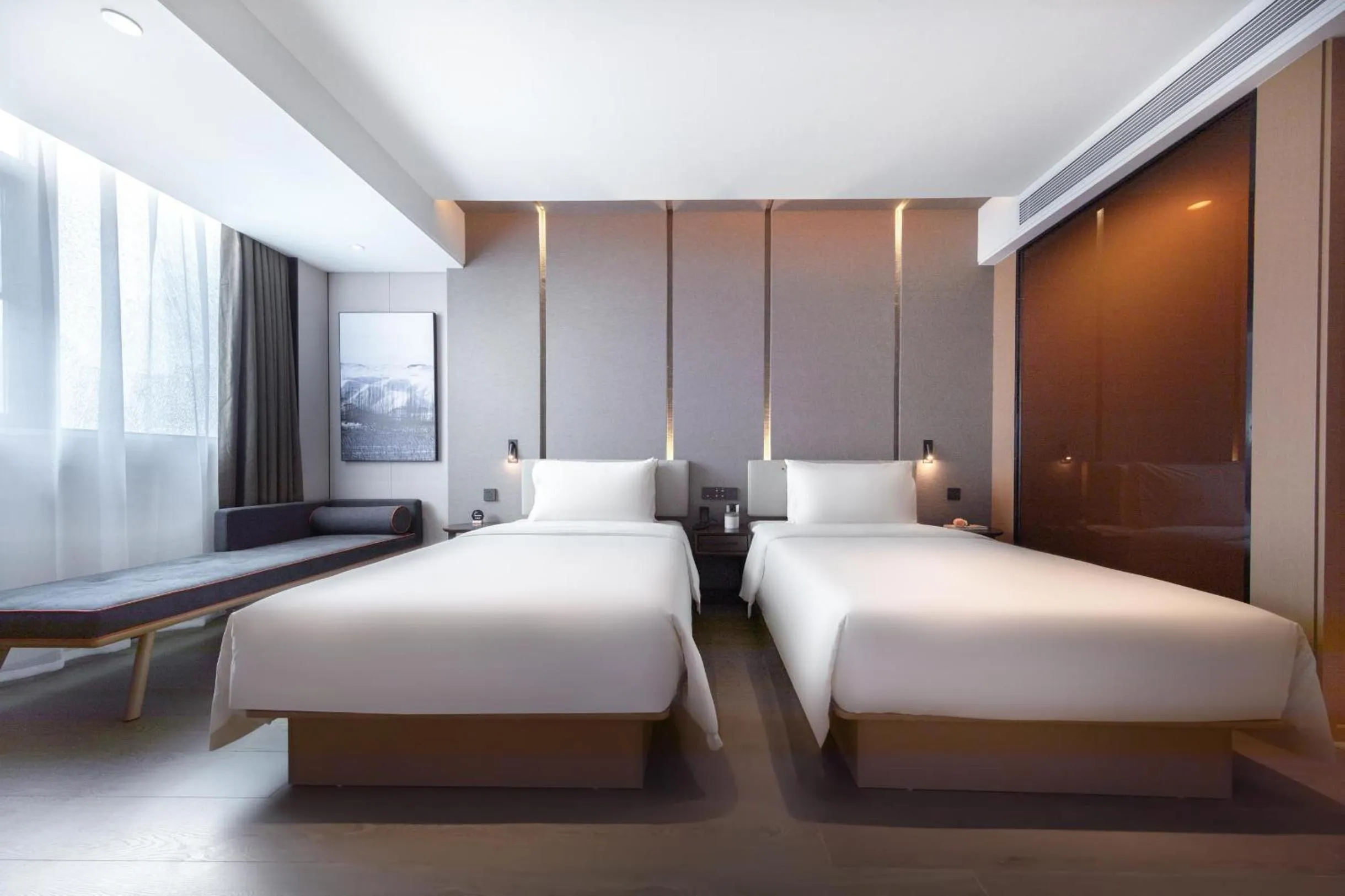Bed in Atour Hotel Shenzhen Qianhai Baoan Center