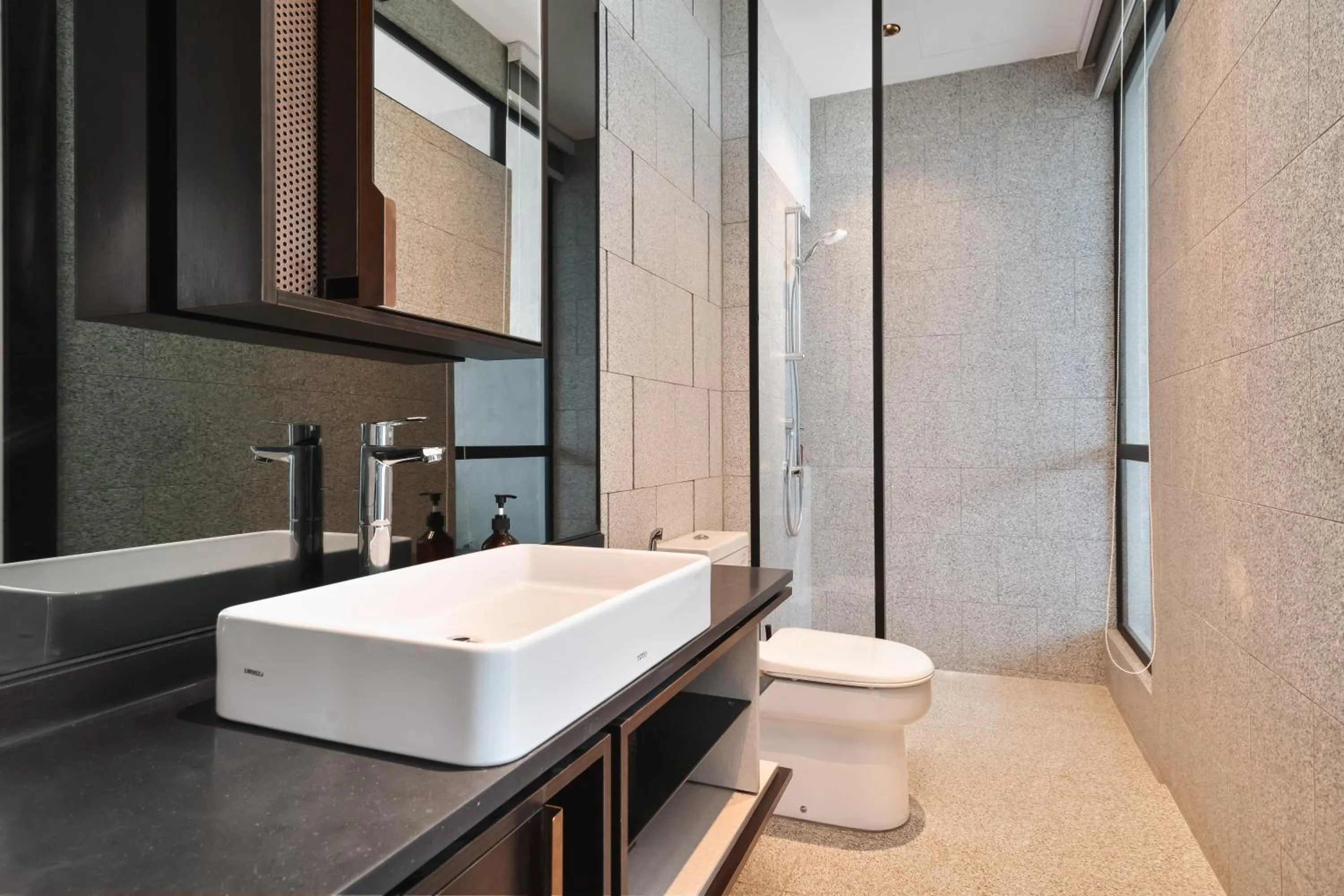 Shower in Scarletz KLCC Apartments by soulasia