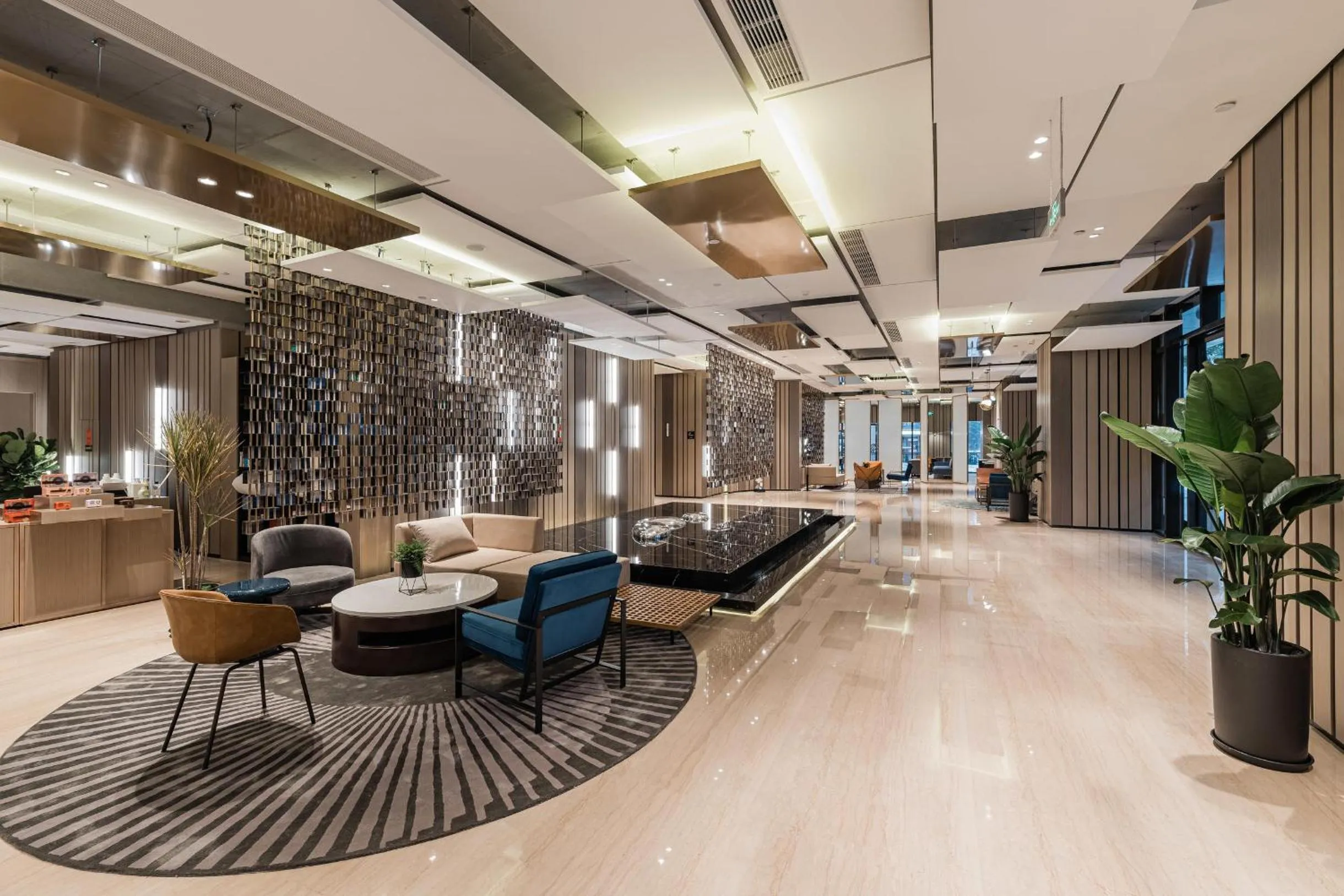 Seating area in Atour Hotel Guanyin Bridge Chongqing