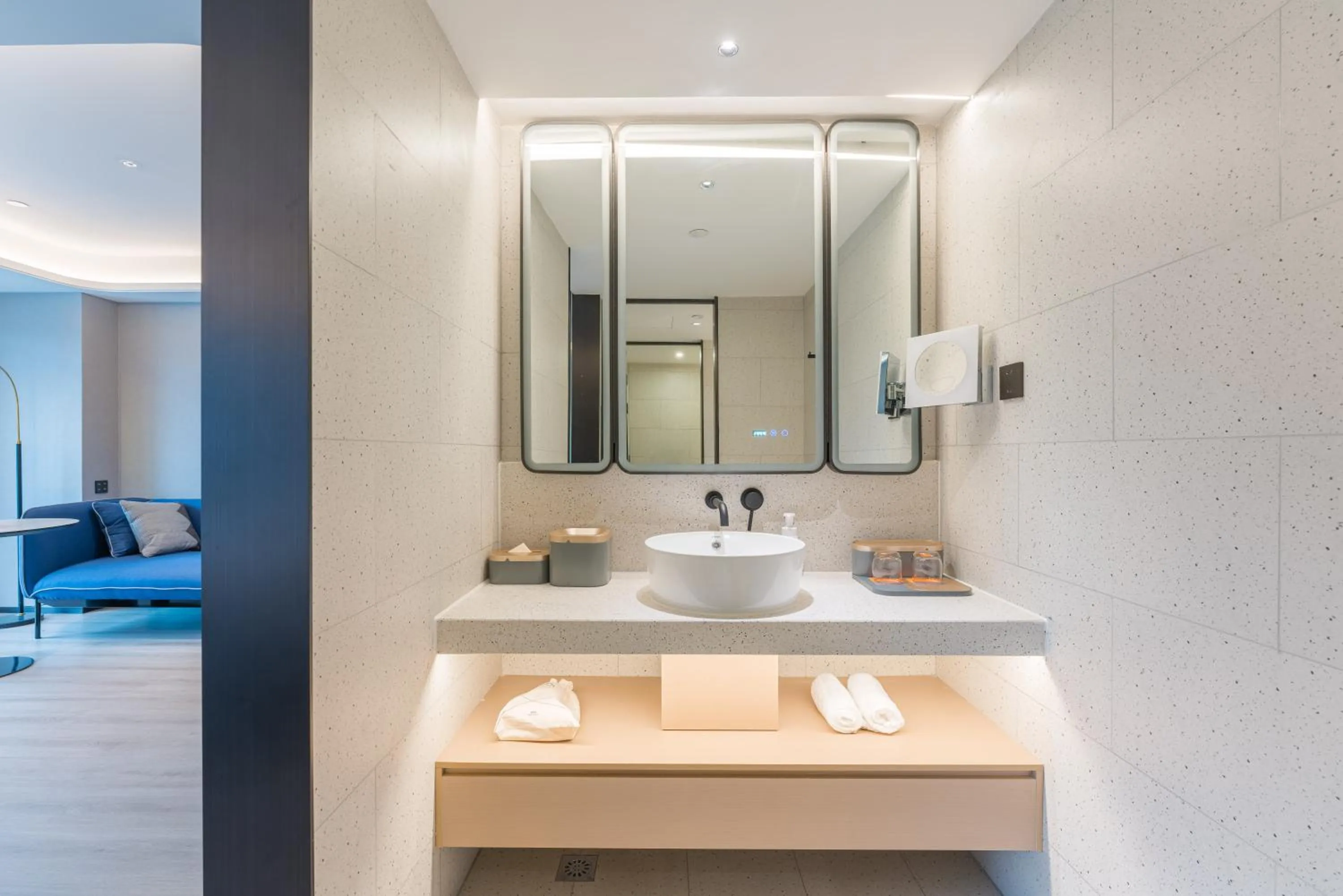 Bathroom in Atour S Hotel Chongqing Jiefangbei Hongyadong Riverview