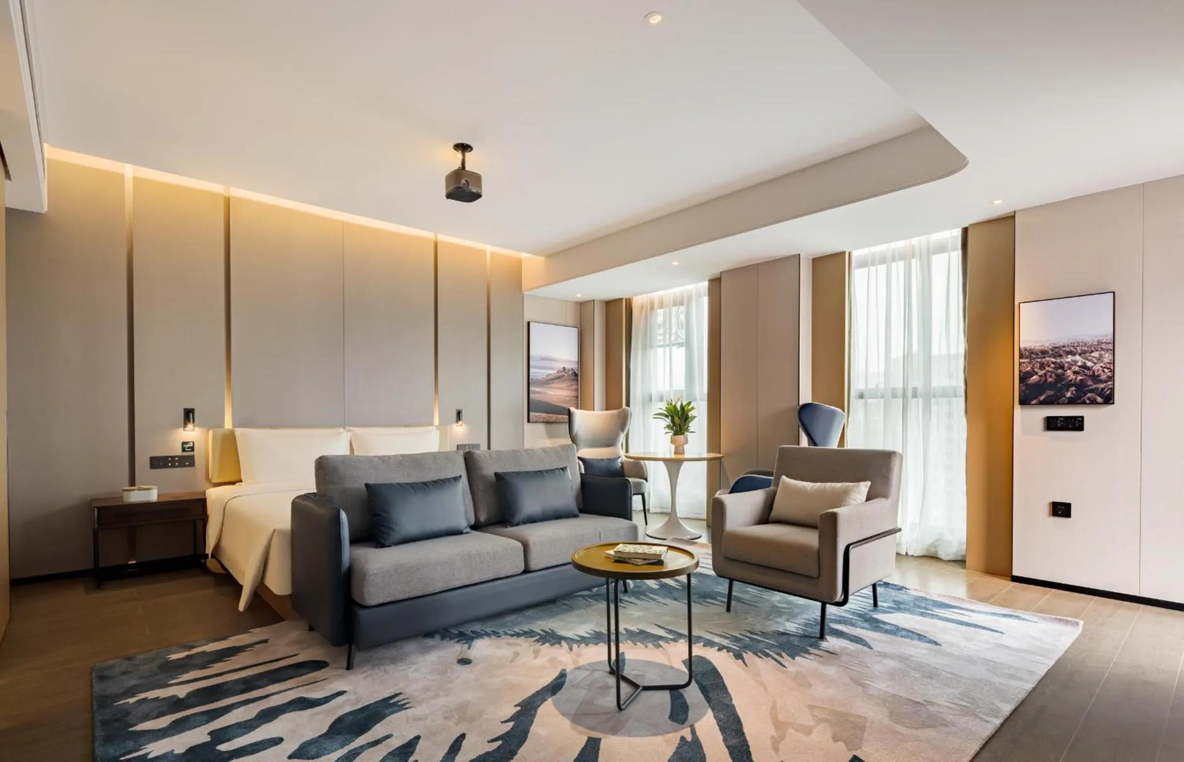 Photo of the whole room in Atour Hotel Chongqing Qibo Center