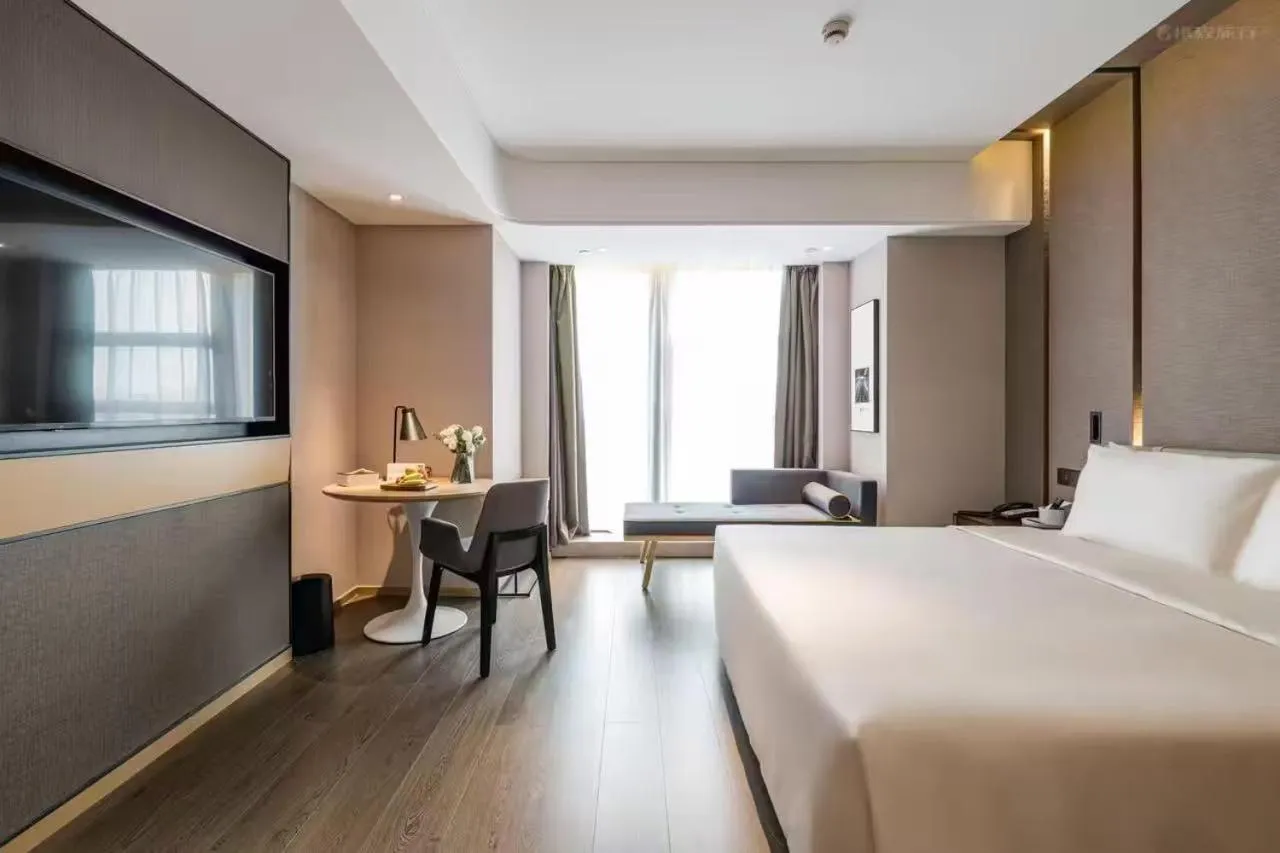 Bed in Atour Hotel Chengdu Taikoo Li Future Center