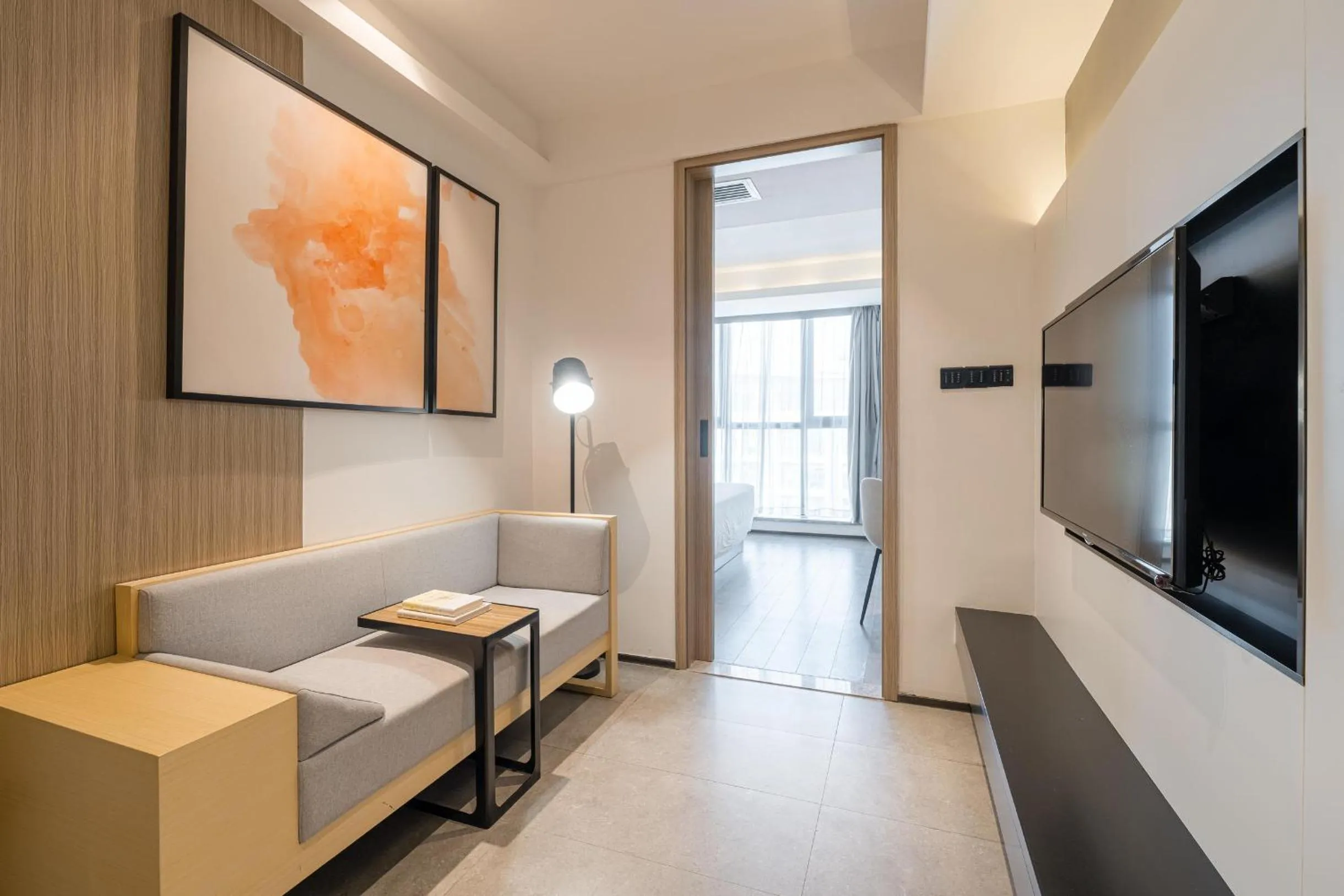 Bed in Atour Hotel Suzhou Railway Station North Square Bole Shi