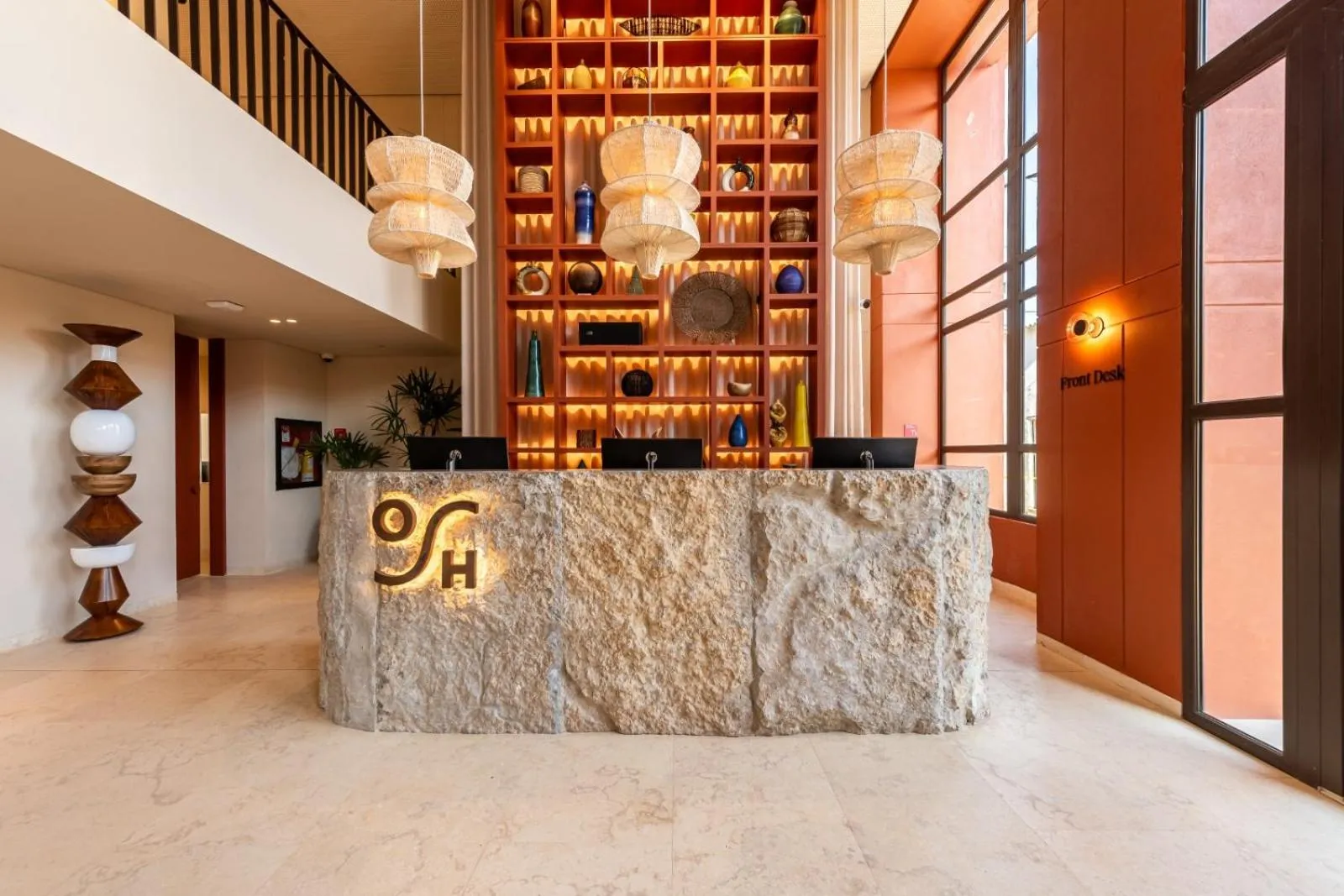 Lobby or reception in Osh Hotel Cartagena
