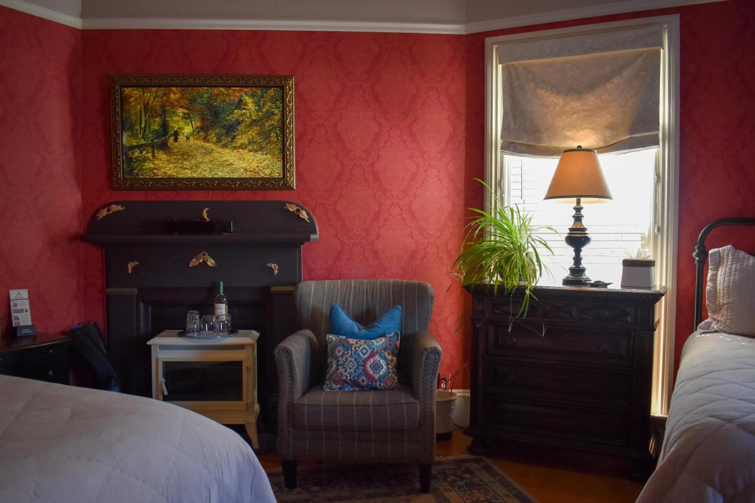 Bed in McCall House Boutique Hotel