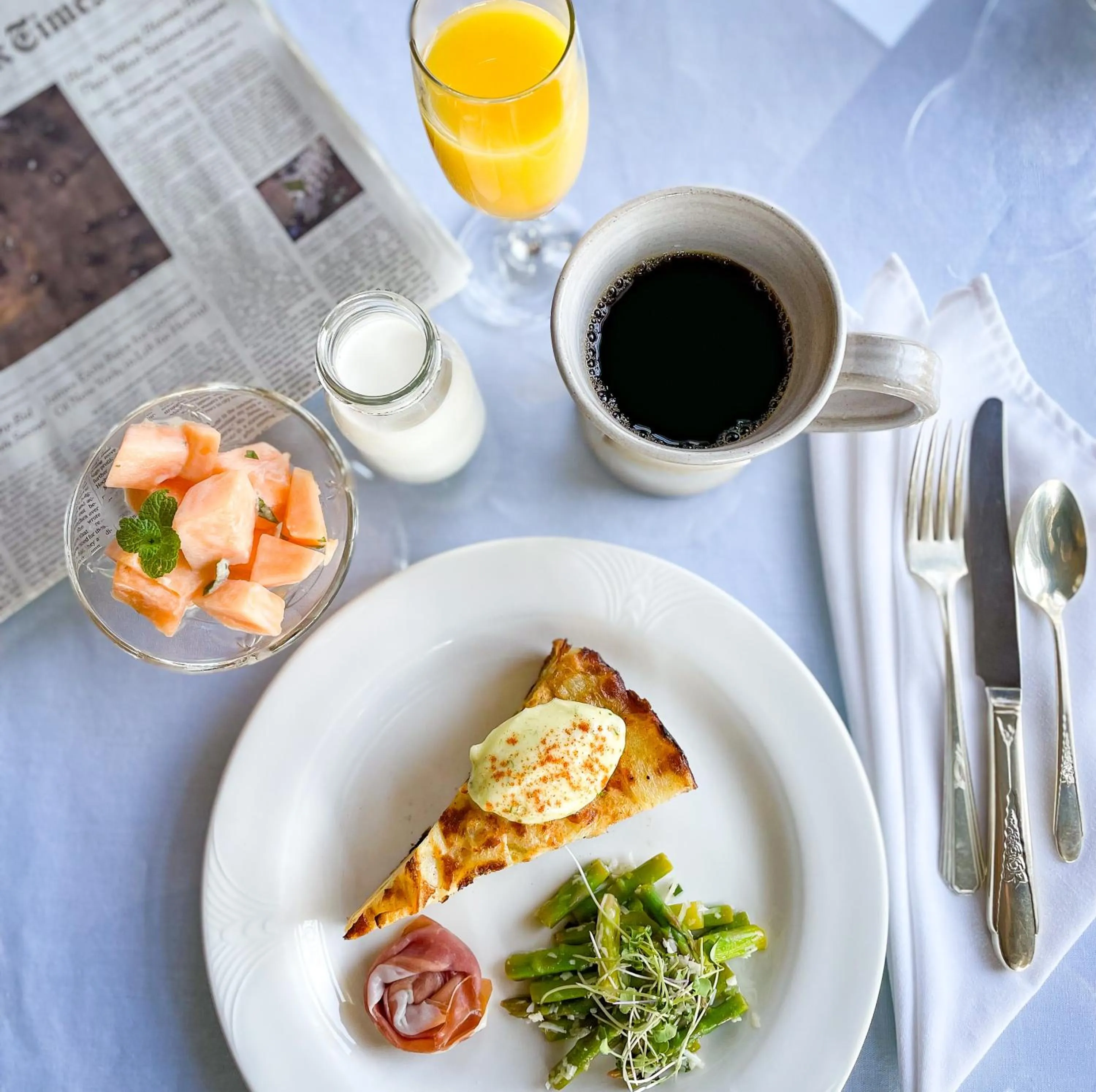 Breakfast in McCall House Boutique Hotel