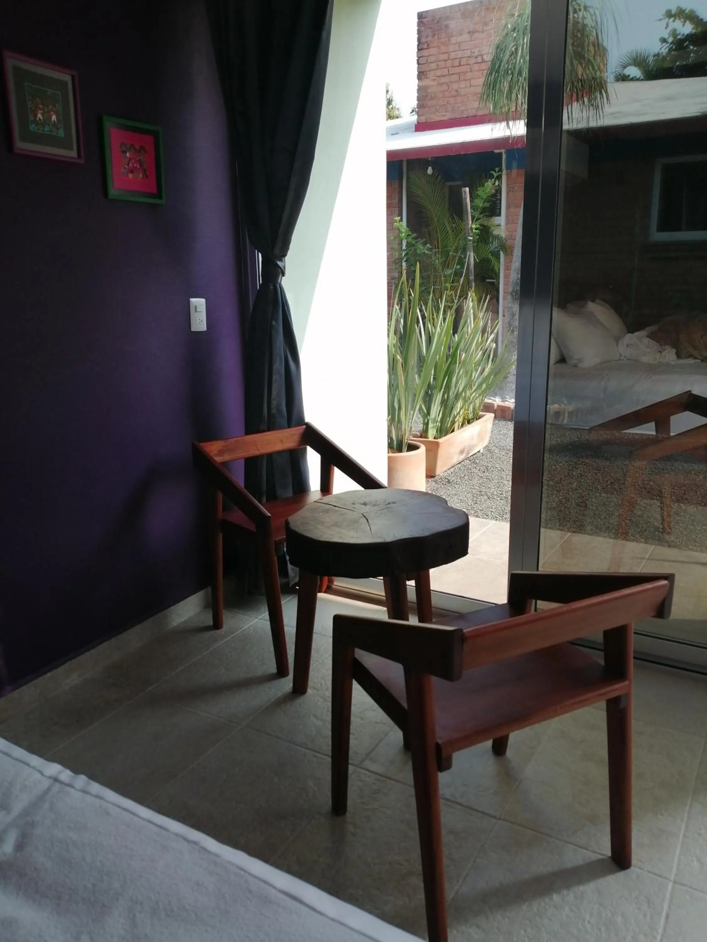 Seating area in La Morada, una ventana al golfo - Hotel boutique