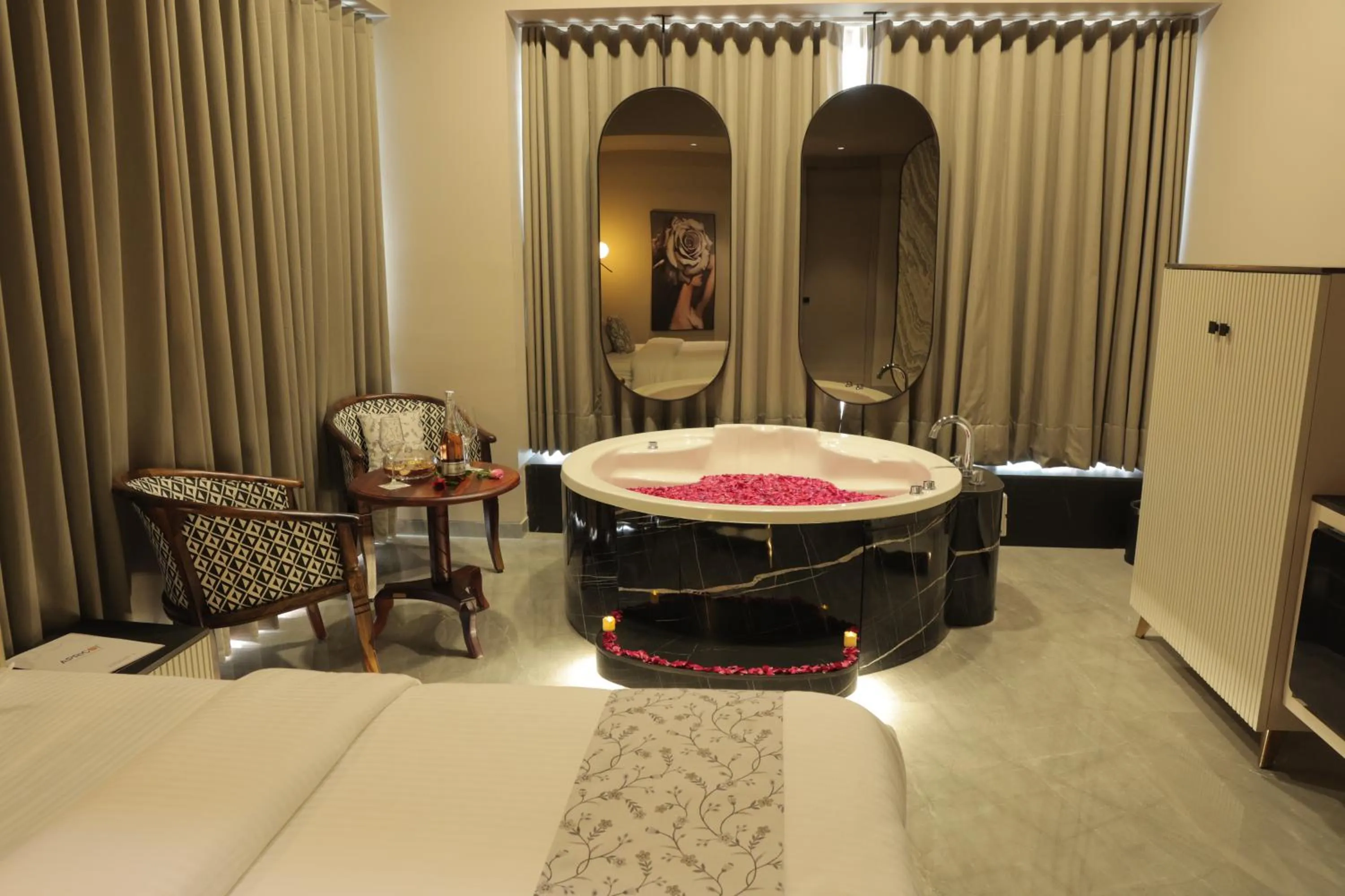 View (from property/room), Bed in Apricot Motera