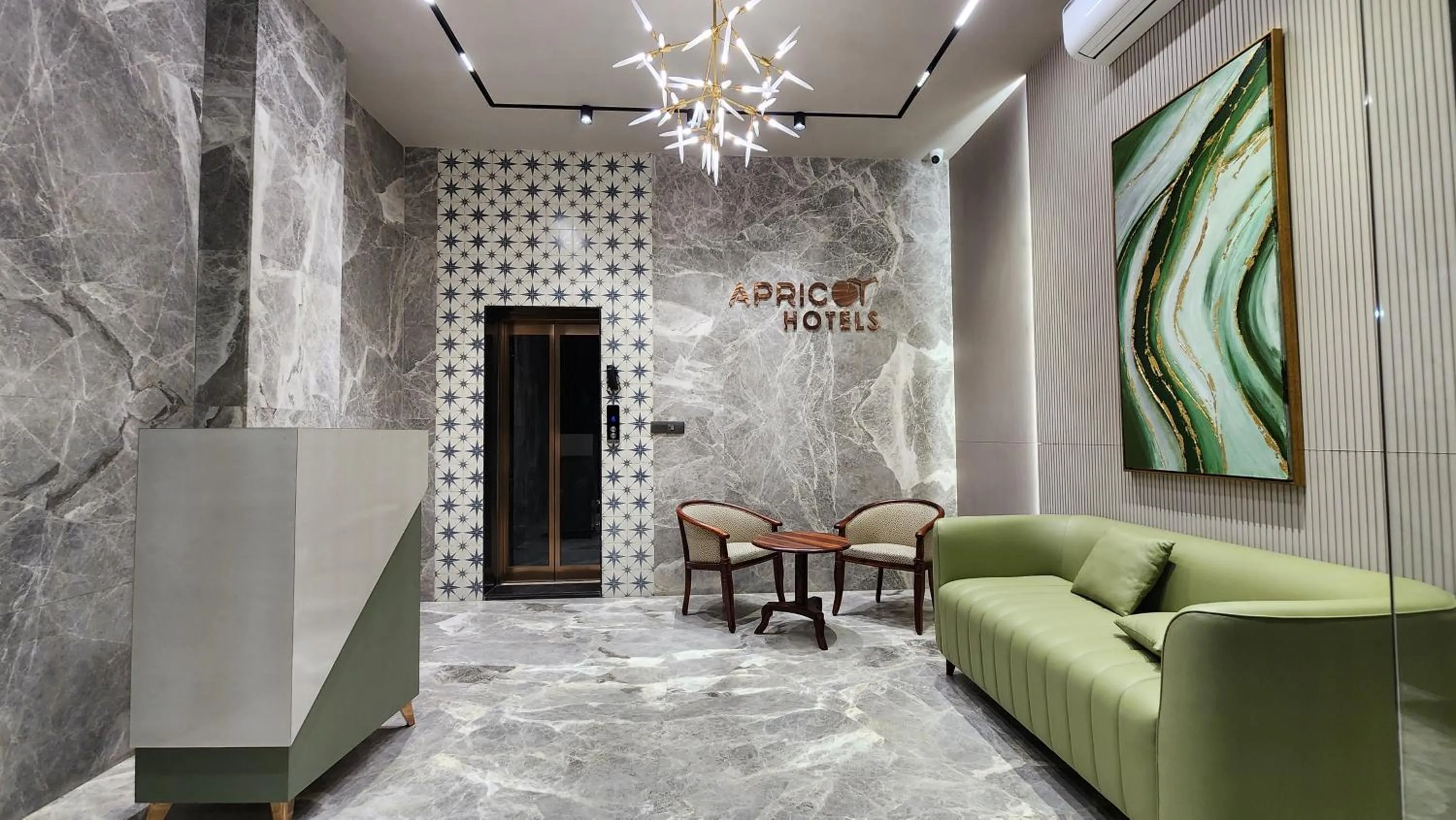 Seating area in Apricot Motera