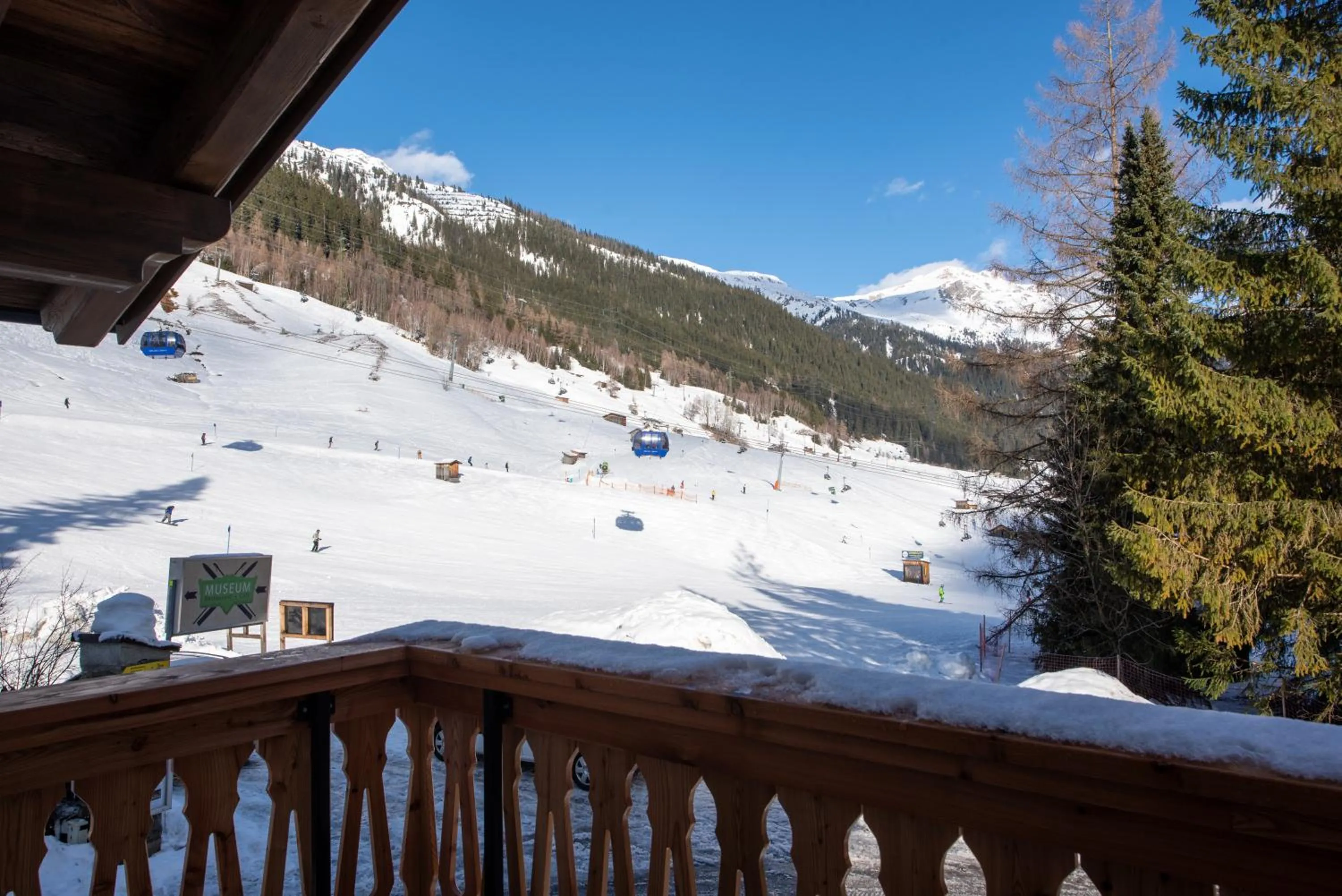 View (from property/room) in Chalet Marmotta CULM - Luxus Chalet Ski-In Ski-Out