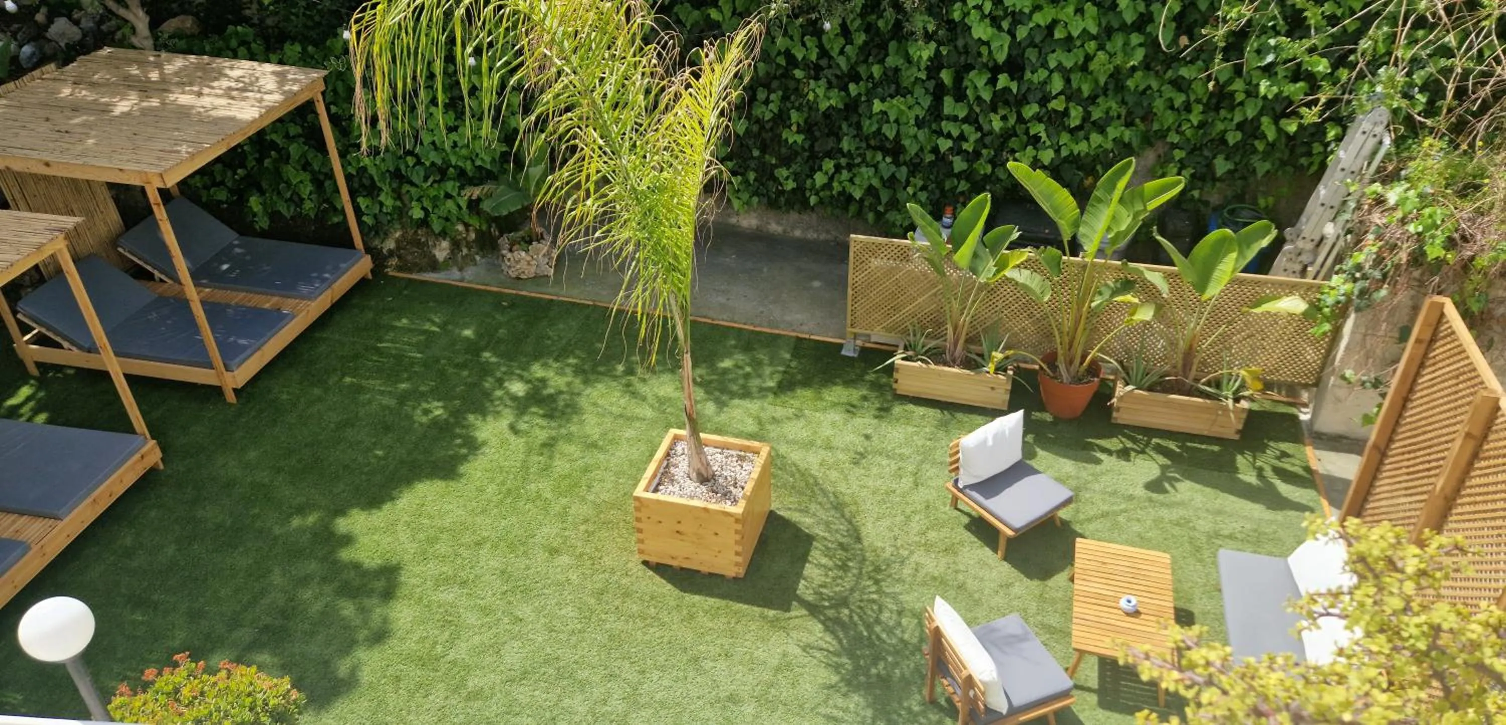 Garden view in Kurmulis Studios