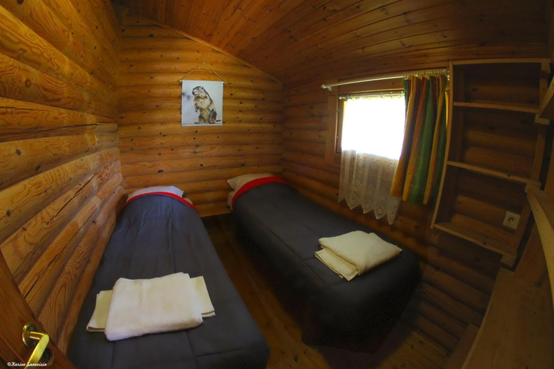 Bedroom in Camping écovillage Soleil du Pibeste