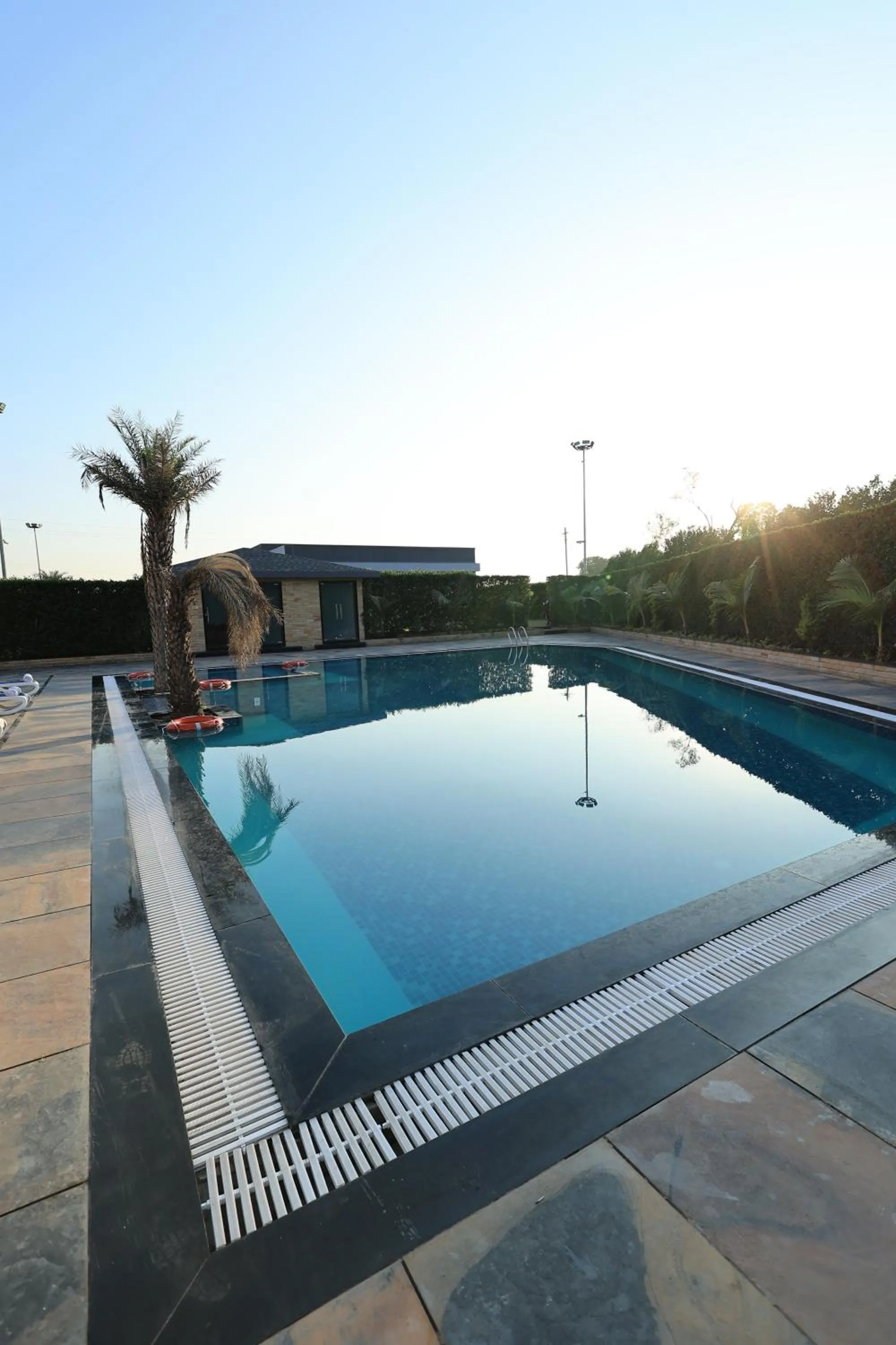 Swimming pool in Krishna Hotel And Resort