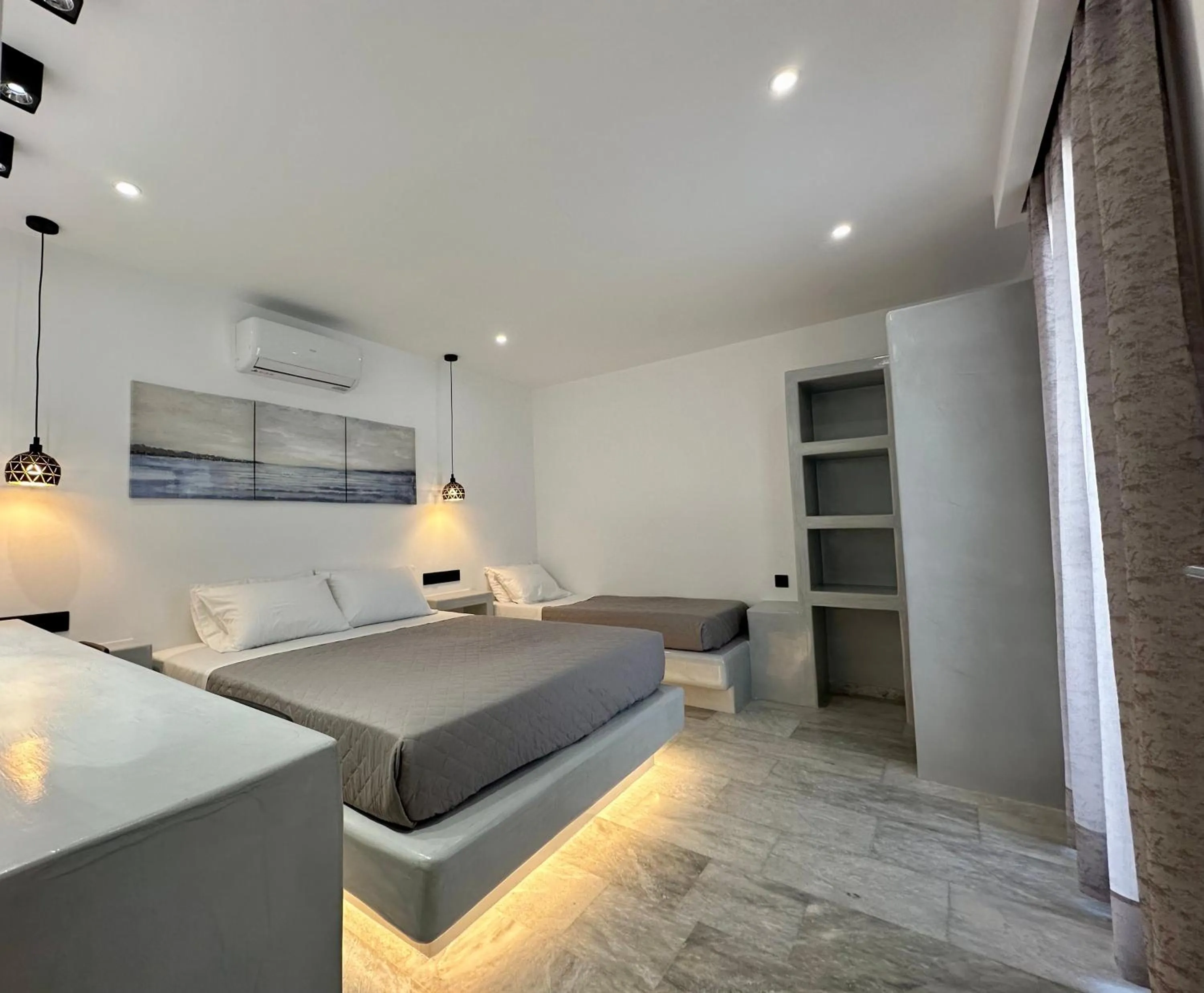 Photo of the whole room, Bed in Aphrodite Hotel & Apartments