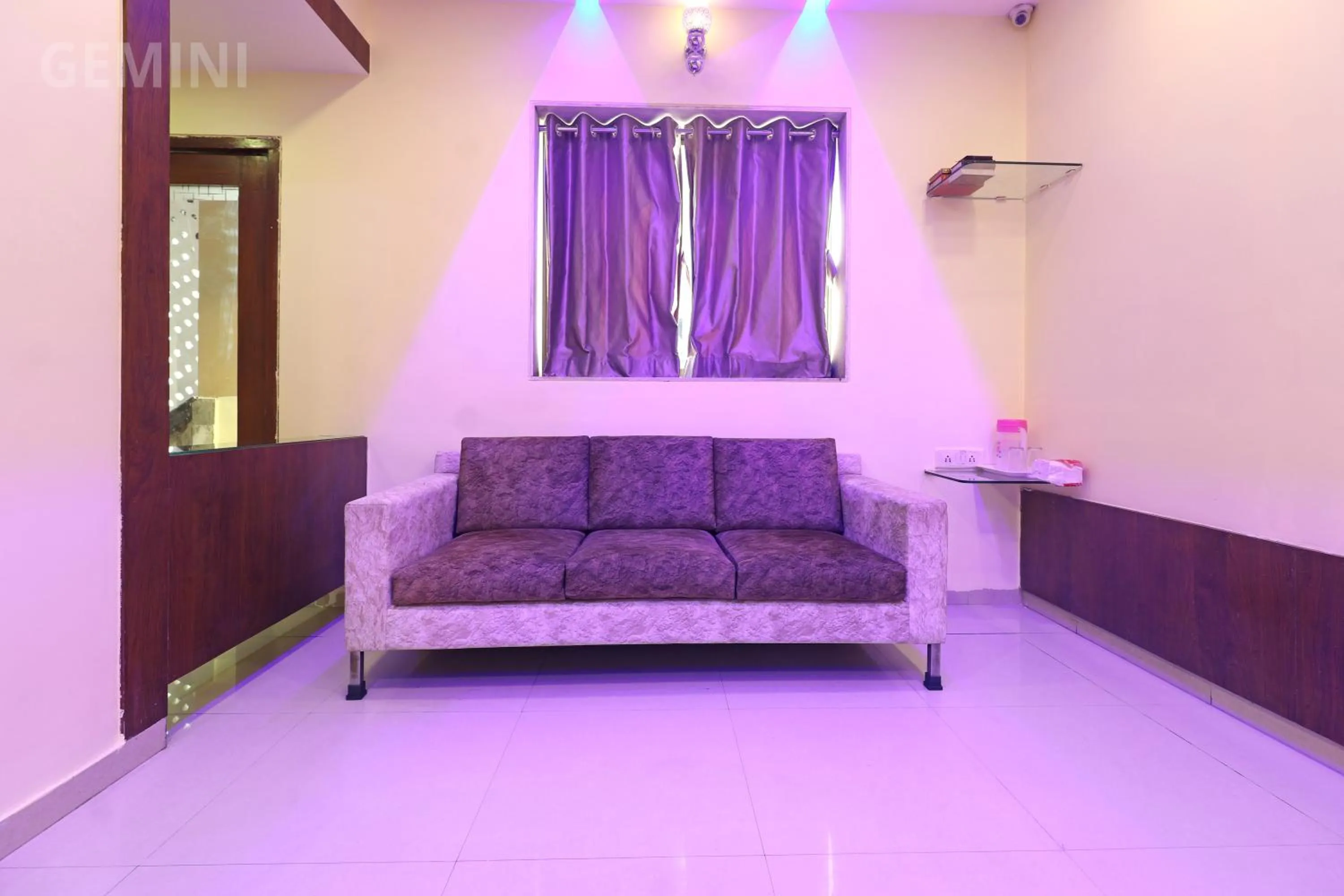 Seating area in Hotel Gemini