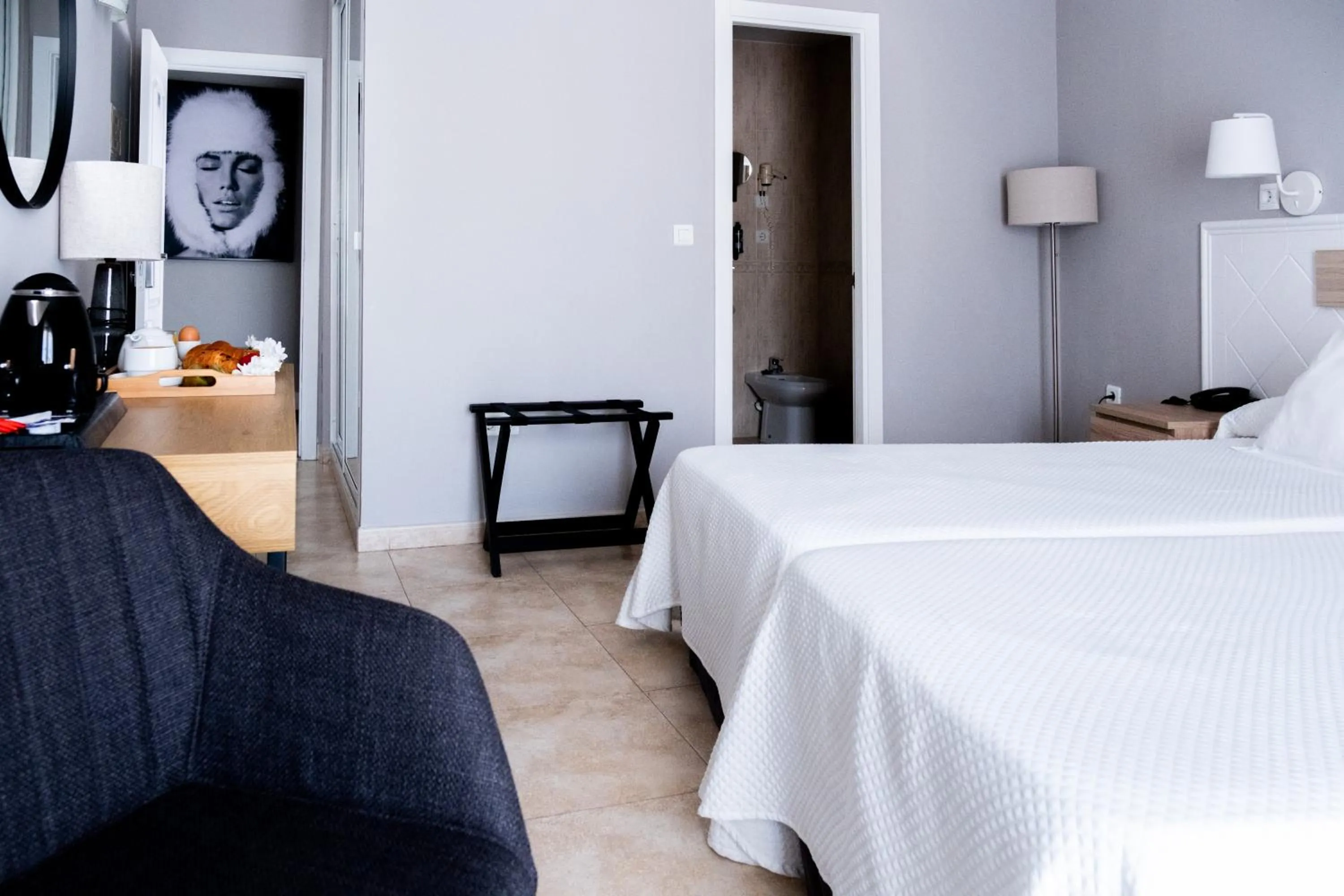 Bed in Hotel Puerta del Mar - Adults Recommended