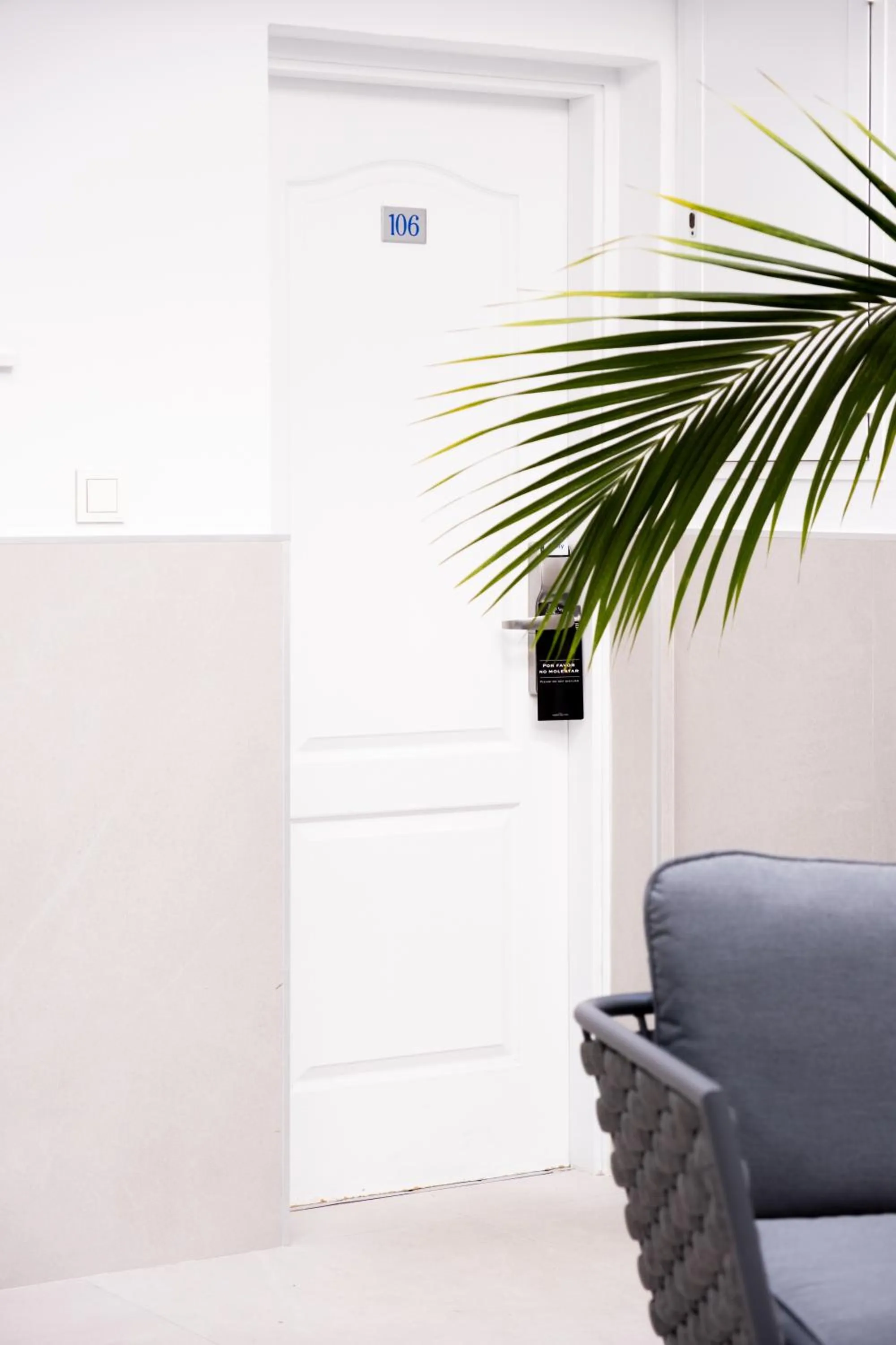 Patio in Hotel Puerta del Mar - Adults Recommended