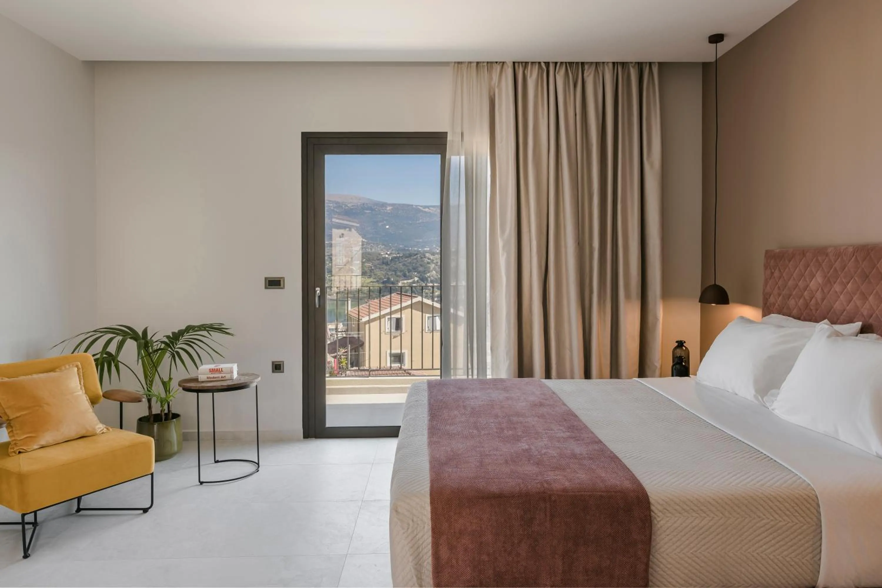 Bedroom, Bed in Anthemis Living