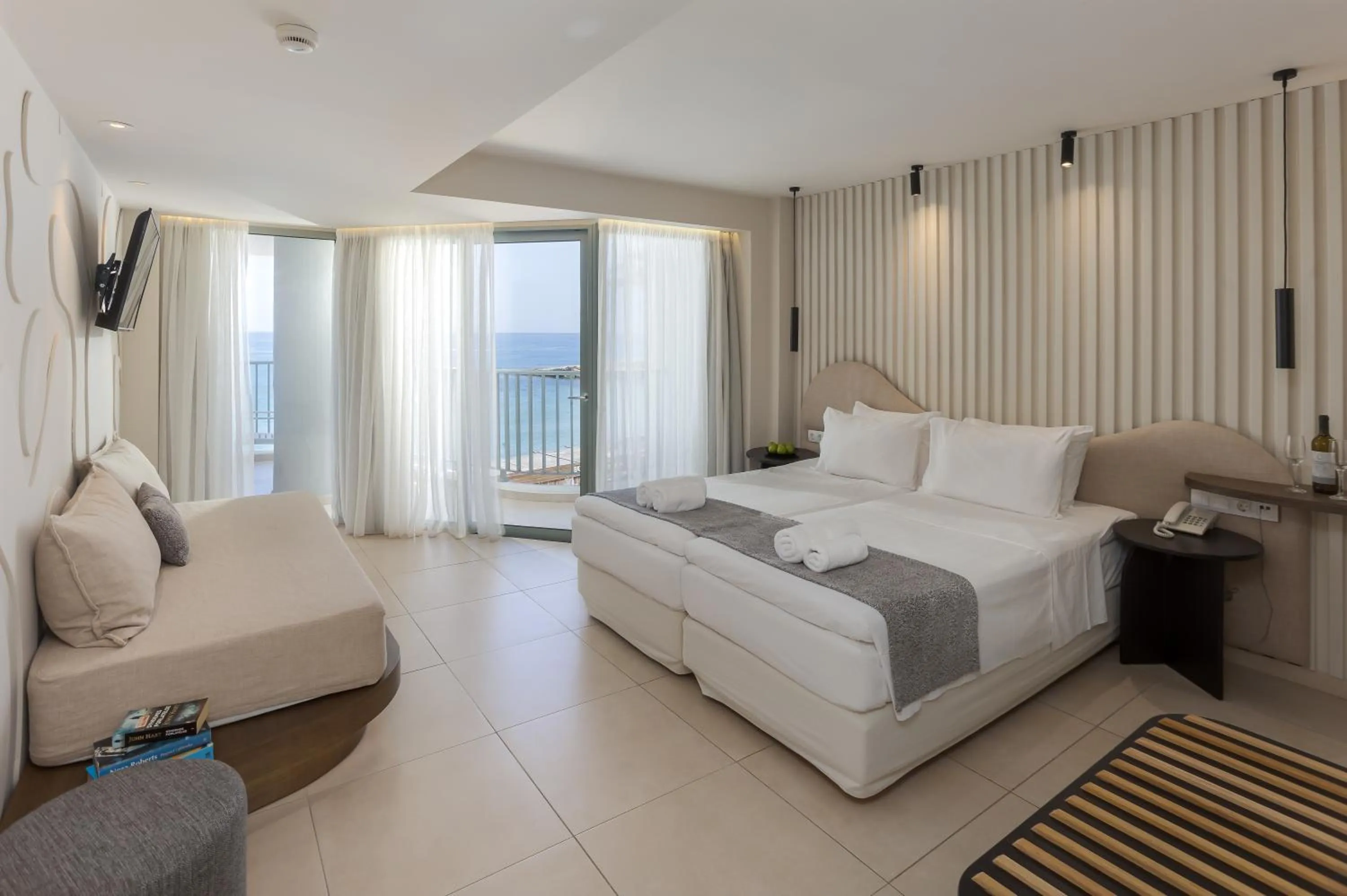 Bed in Alia Beach Hotel by Estia