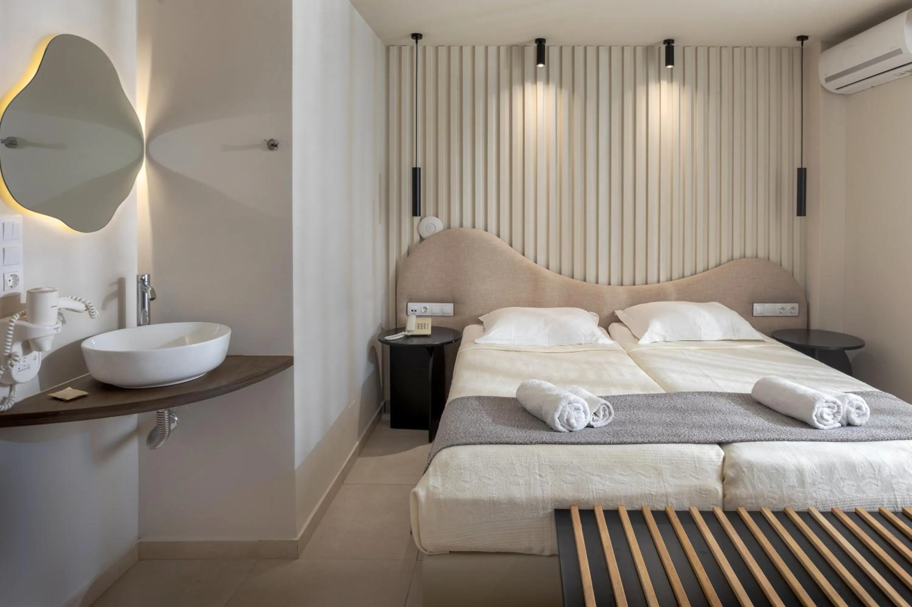 Bed in Alia Beach Hotel by Estia