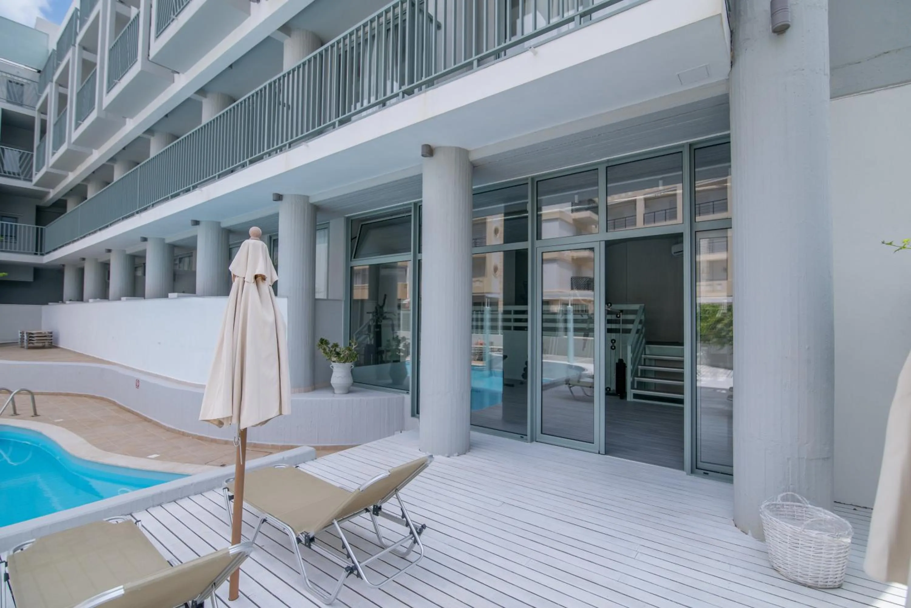 Fitness centre/facilities in Alia Beach Hotel by Estia