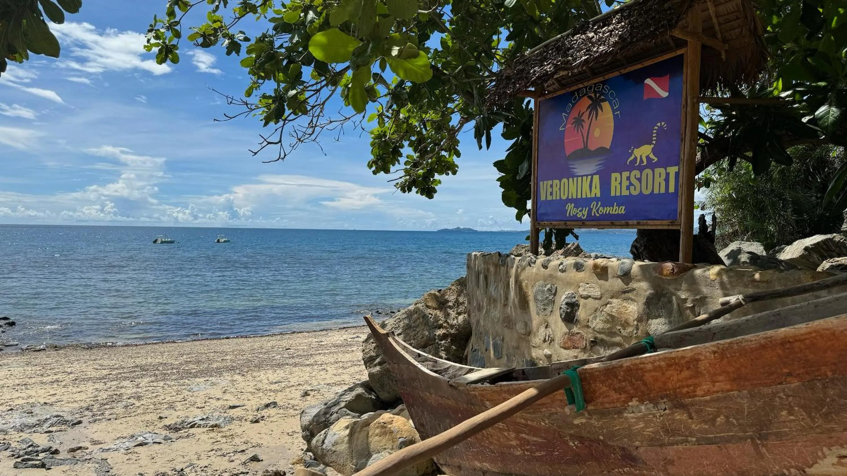 Sea view in VERONIKA Resort Nosy Komba