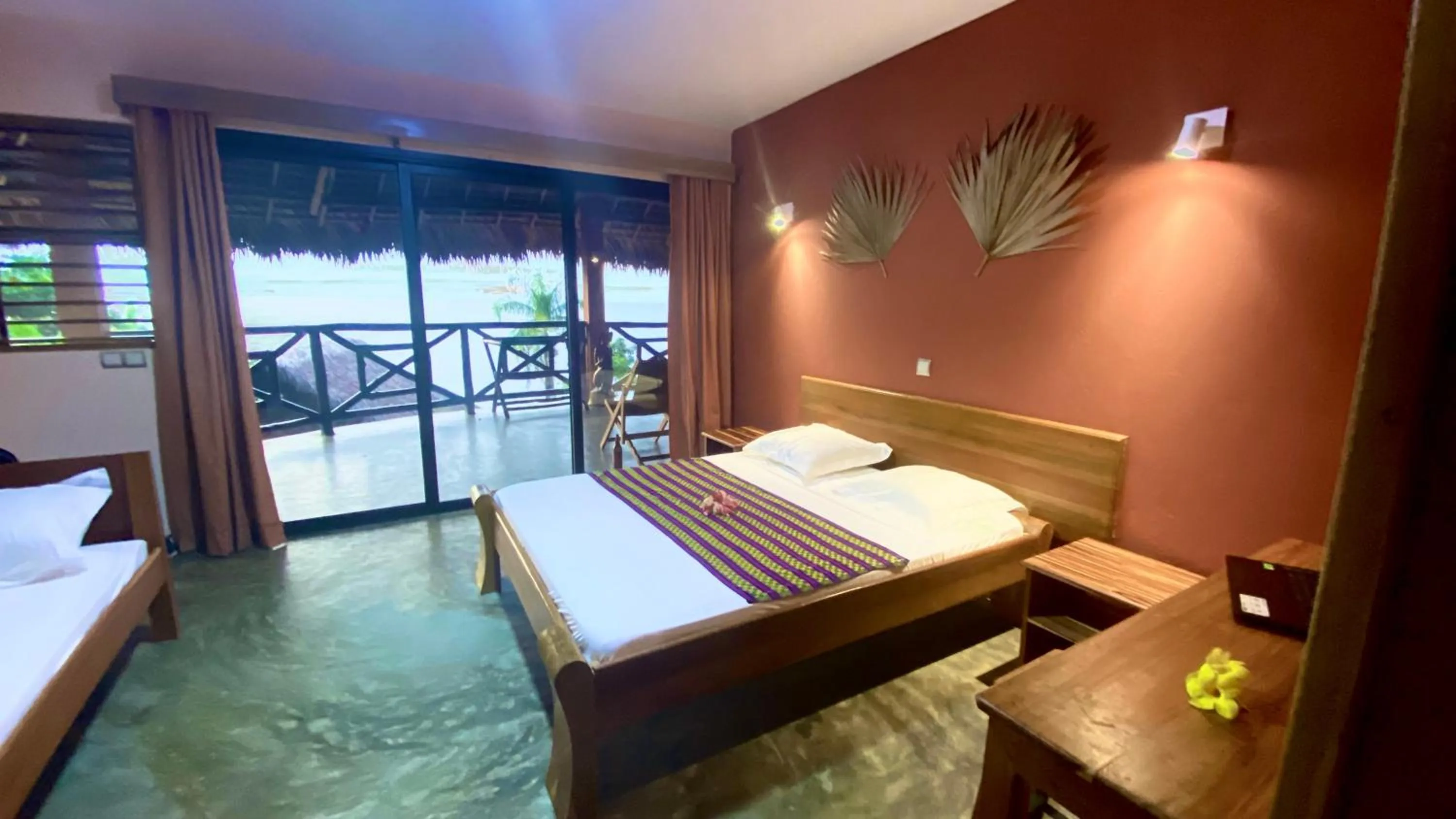 Bed in VERONIKA Resort Nosy Komba