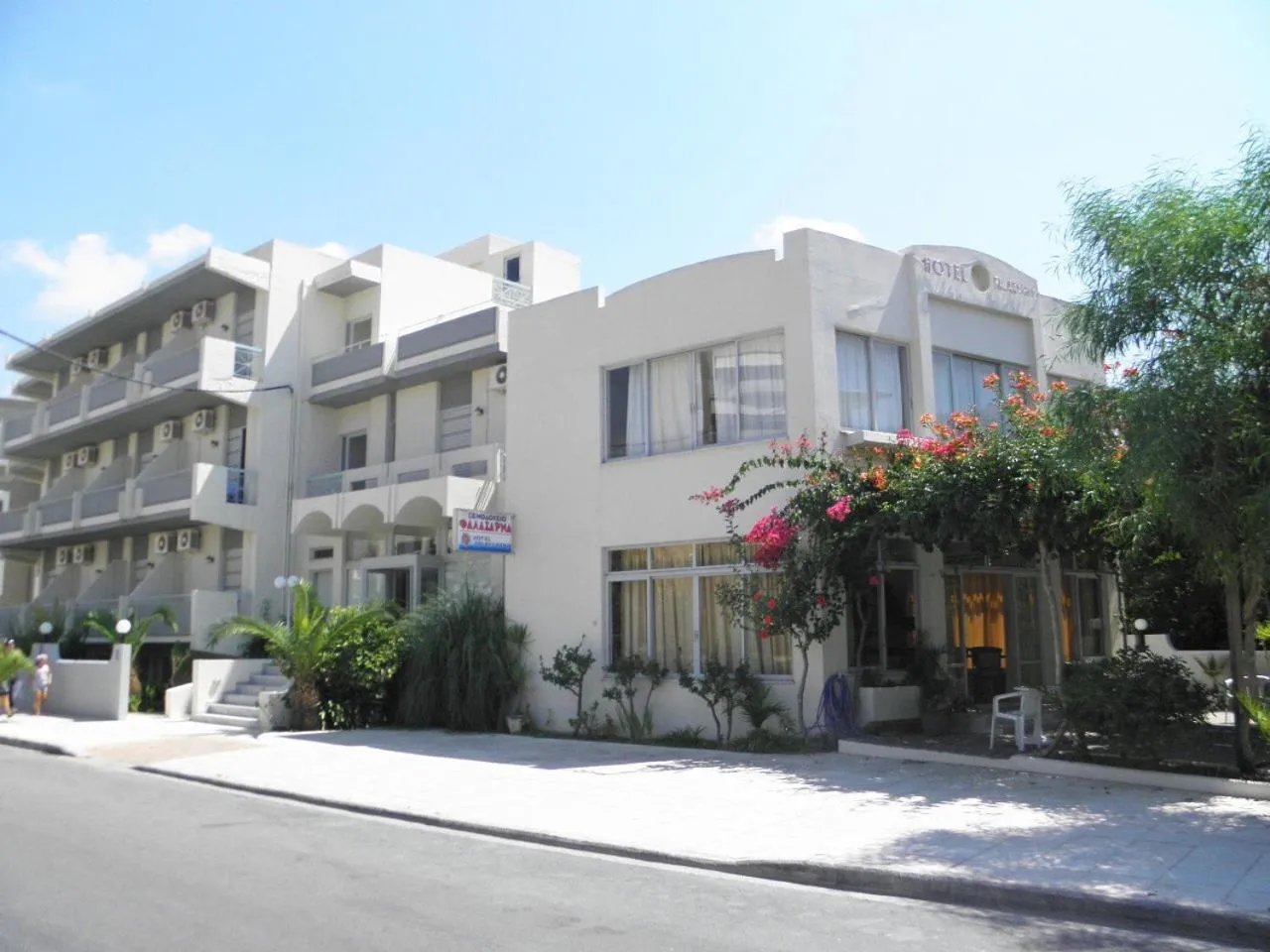 Facade/entrance in Falassarna Hotel