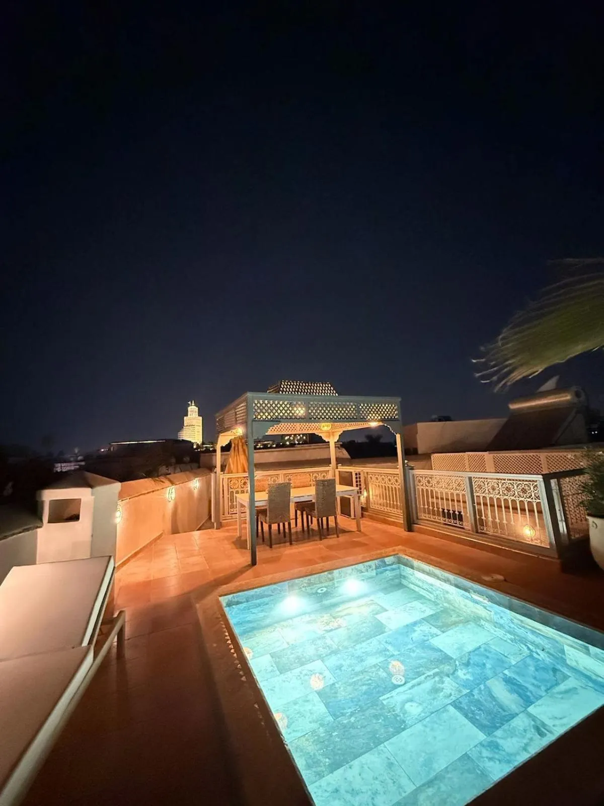 Pool view in Riad BB Marrakech