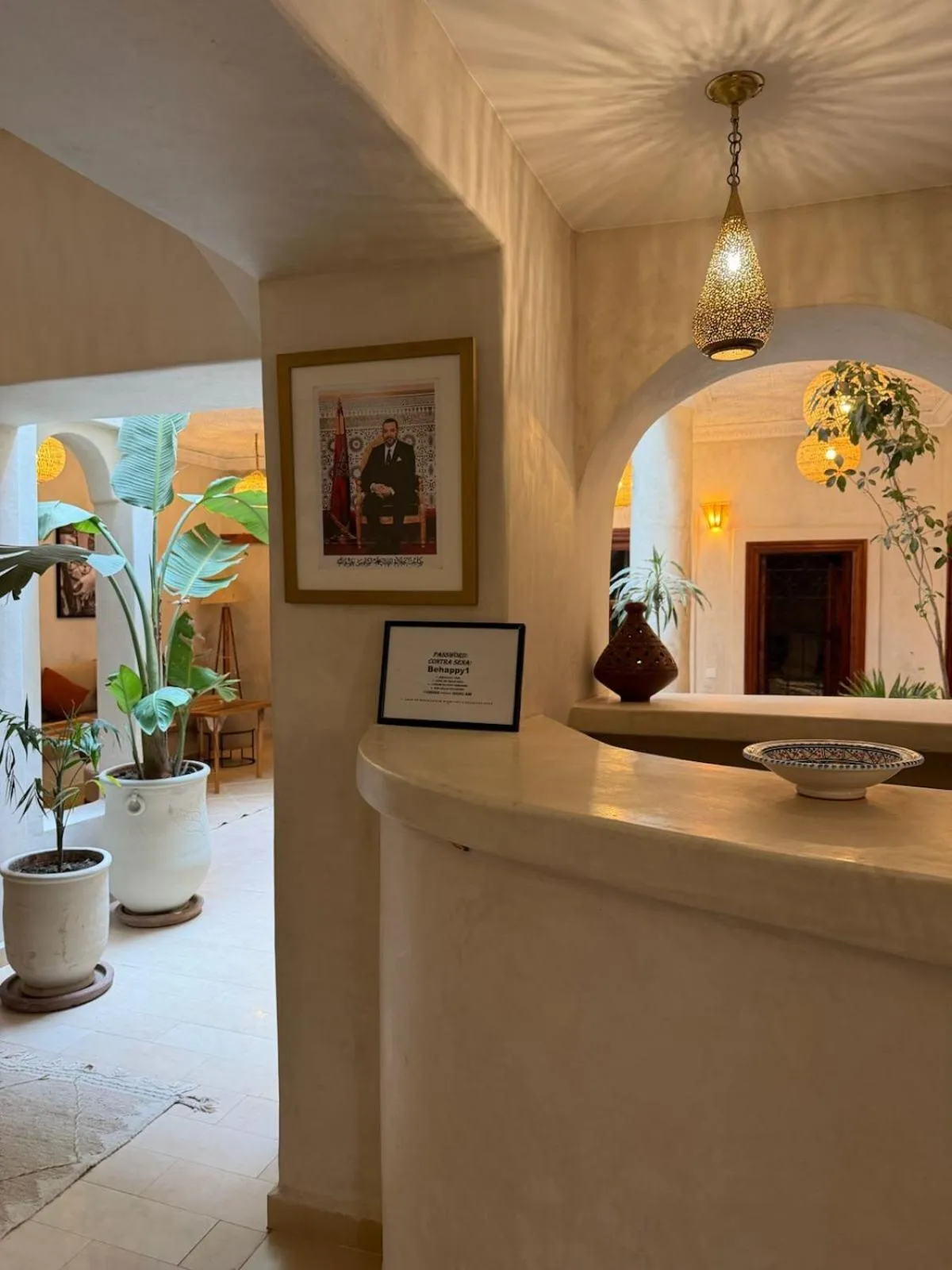 Lobby or reception in Riad BB Marrakech