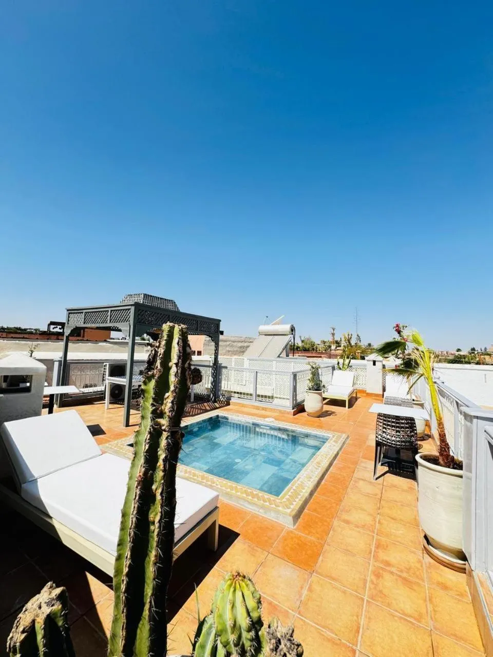 Pool view in Riad BB Marrakech