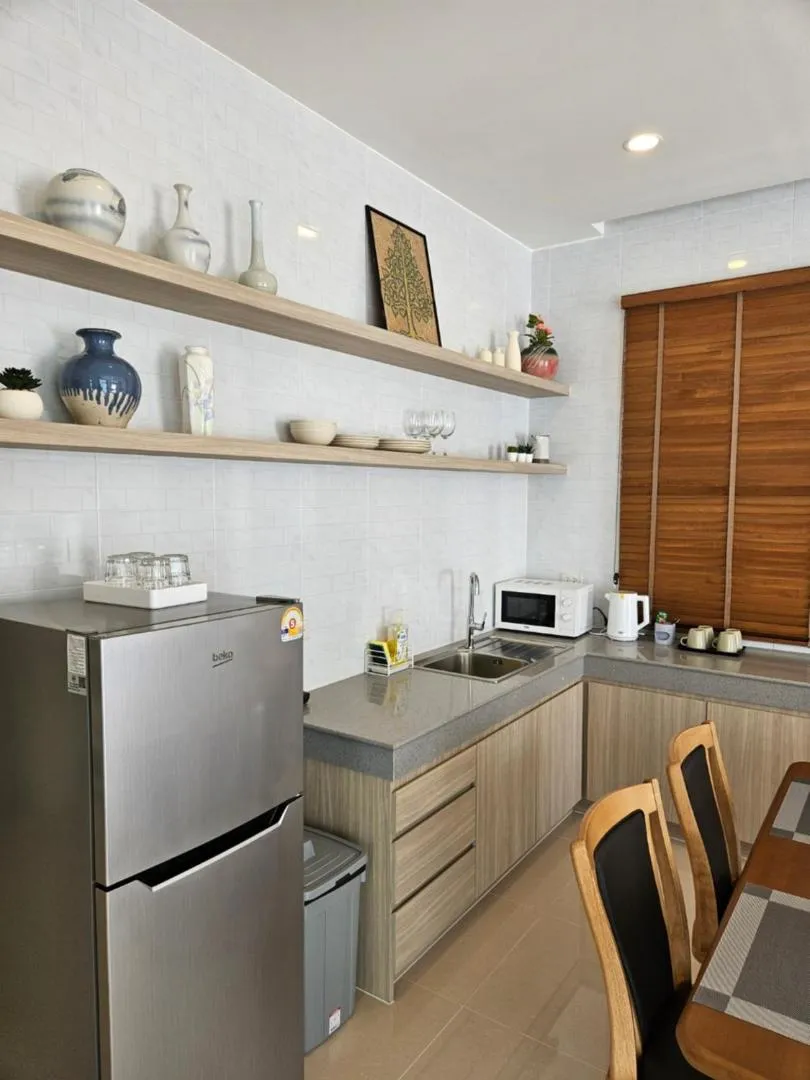 Kitchen or kitchenette in Karisma Private Villa Pattaya