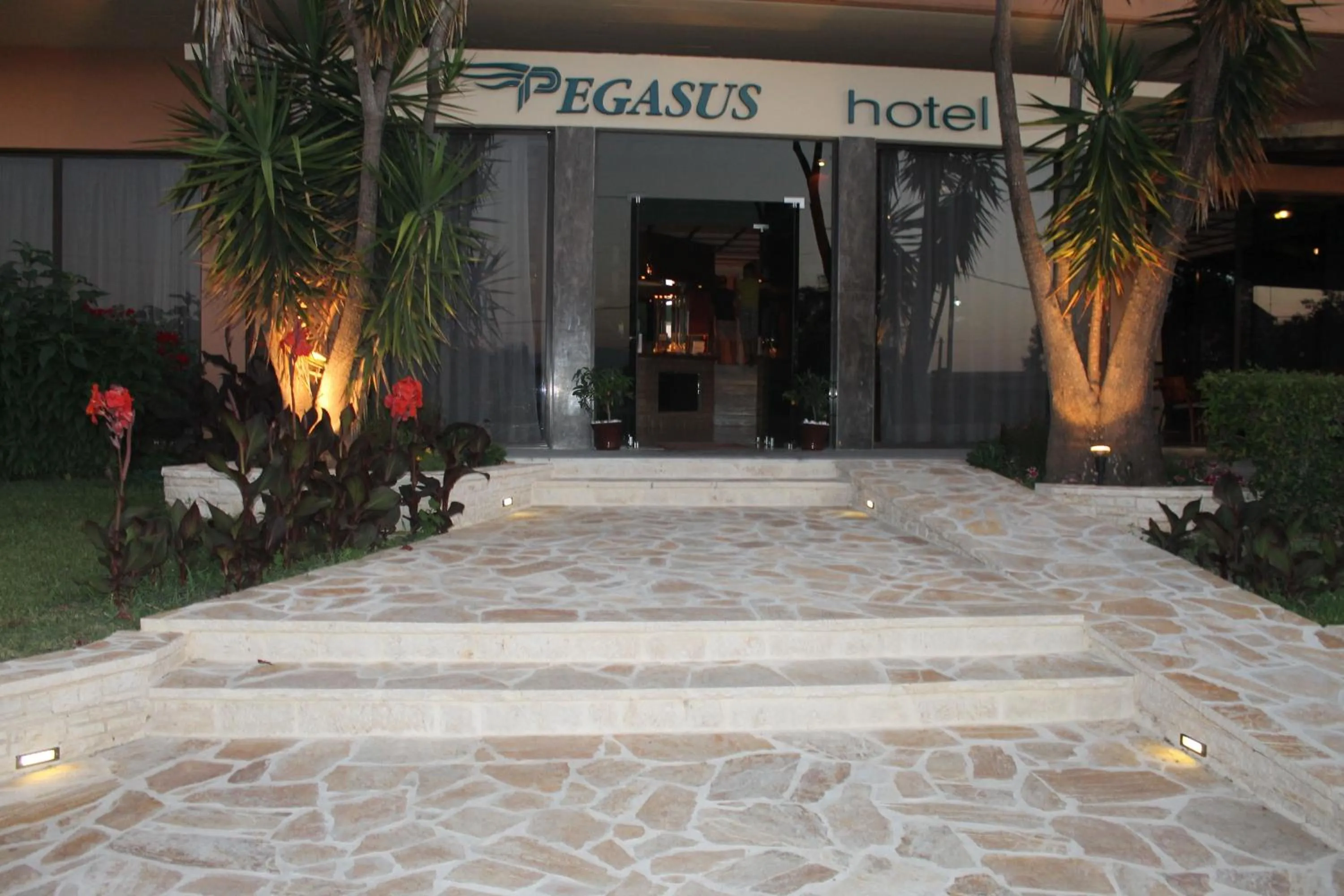 Facade/entrance in Pegasus Hotel