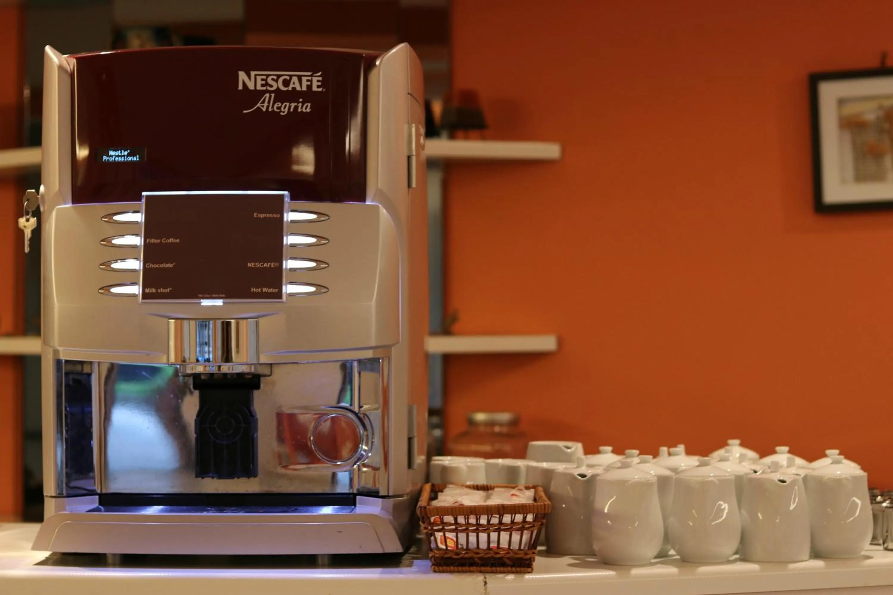 Coffee/tea facilities in Pegasus Hotel