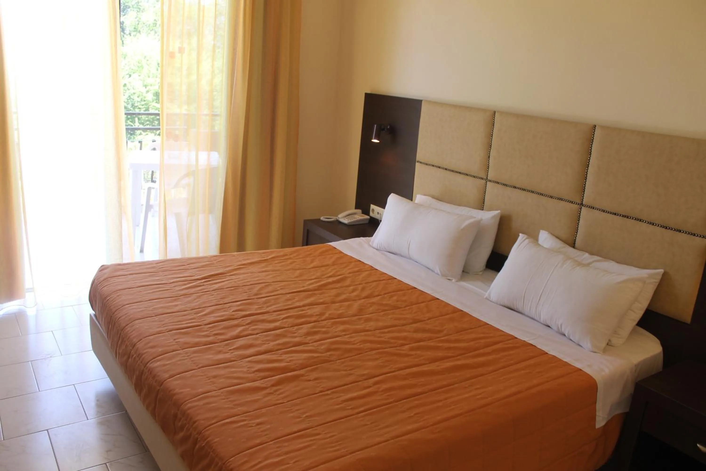 Bed in Pegasus Hotel