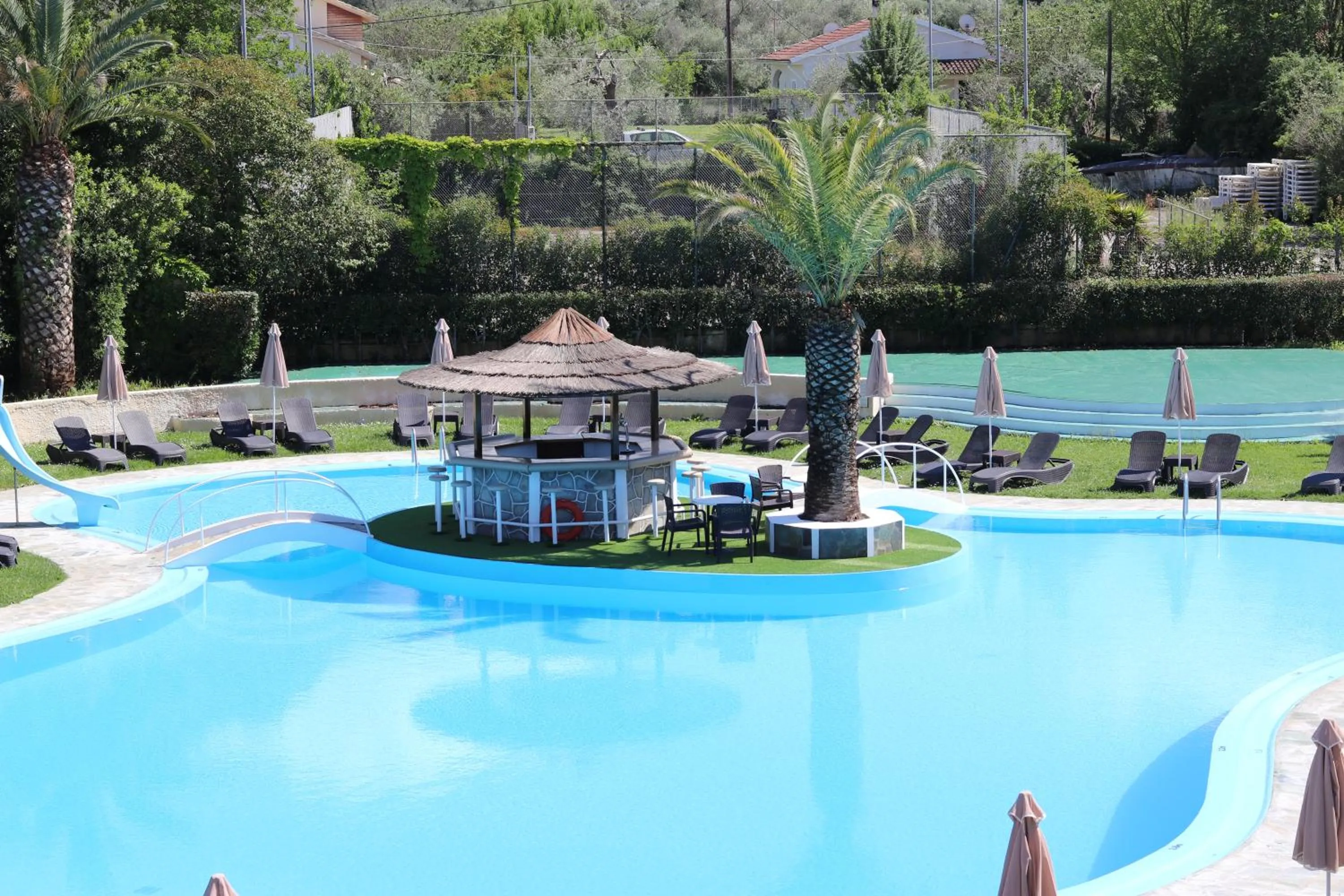 Pool view in Pegasus Hotel