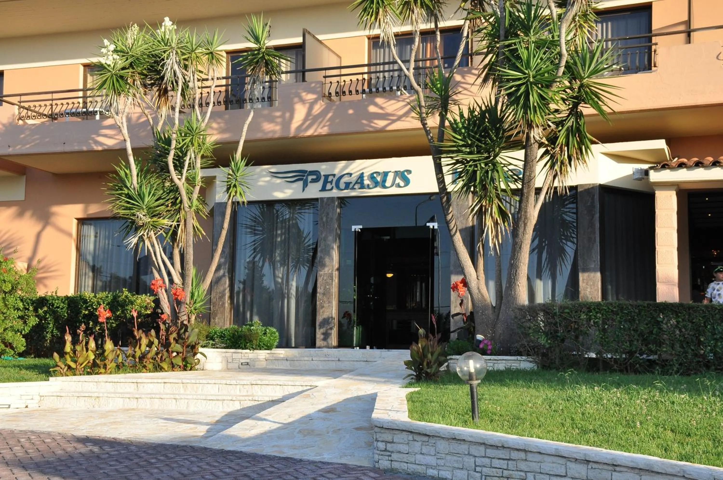 Facade/entrance in Pegasus Hotel