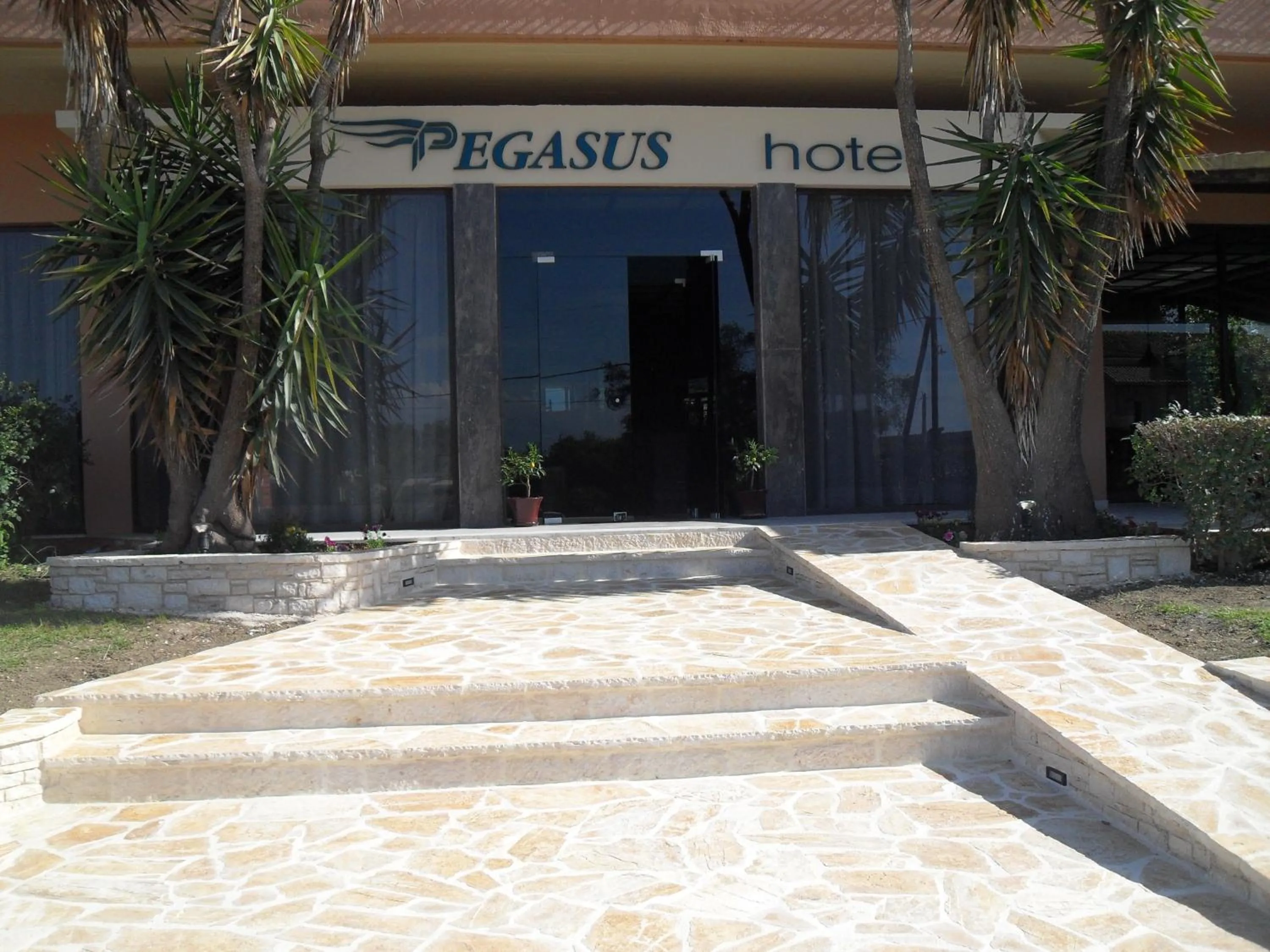 Facade/entrance in Pegasus Hotel