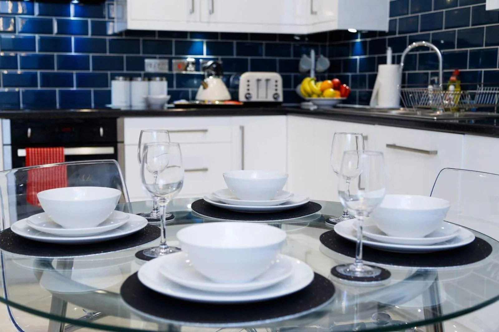 Kitchen or kitchenette in Nazarene apartments in Leeds